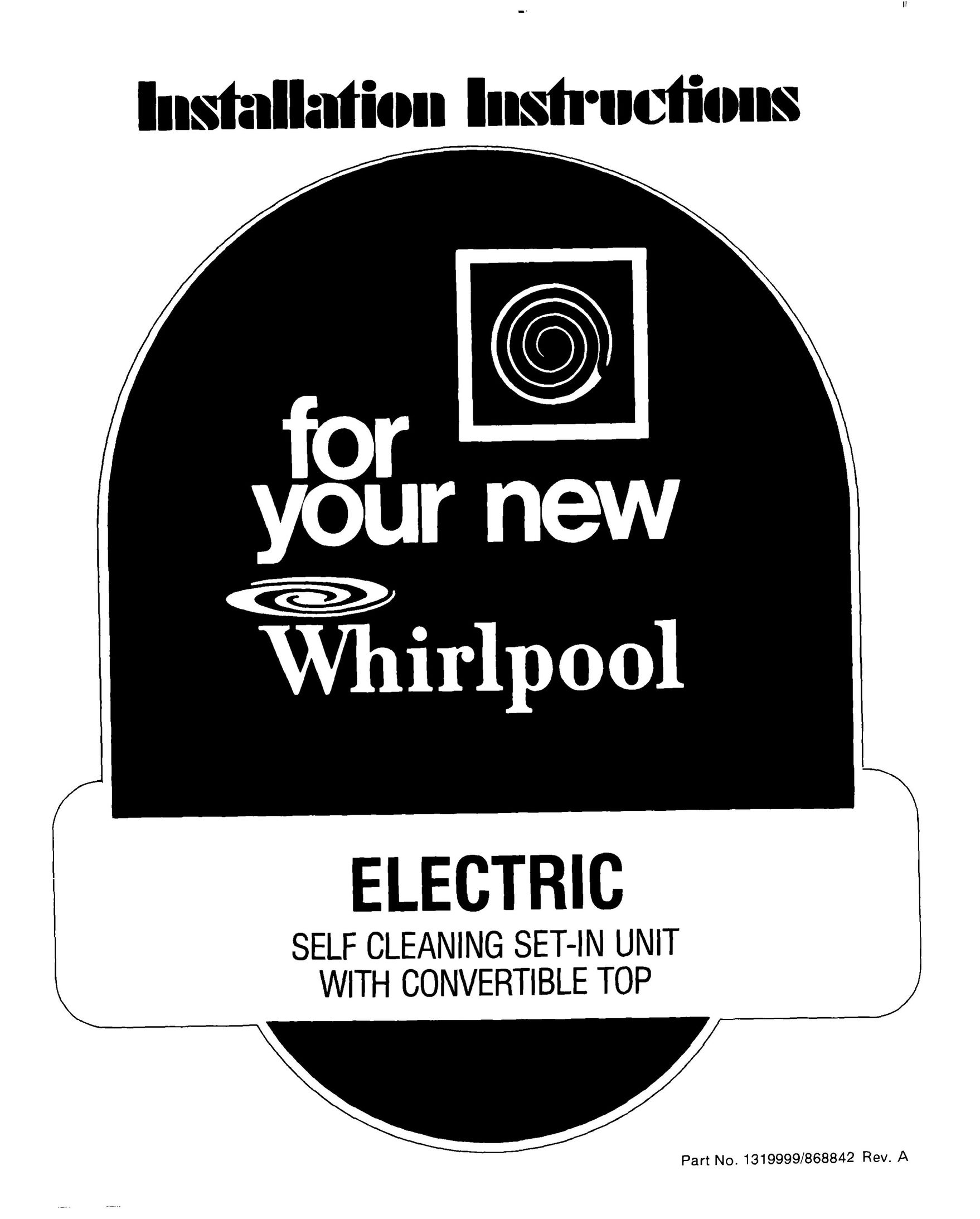 Whirlpool 1.32E+13 Oven User Manual