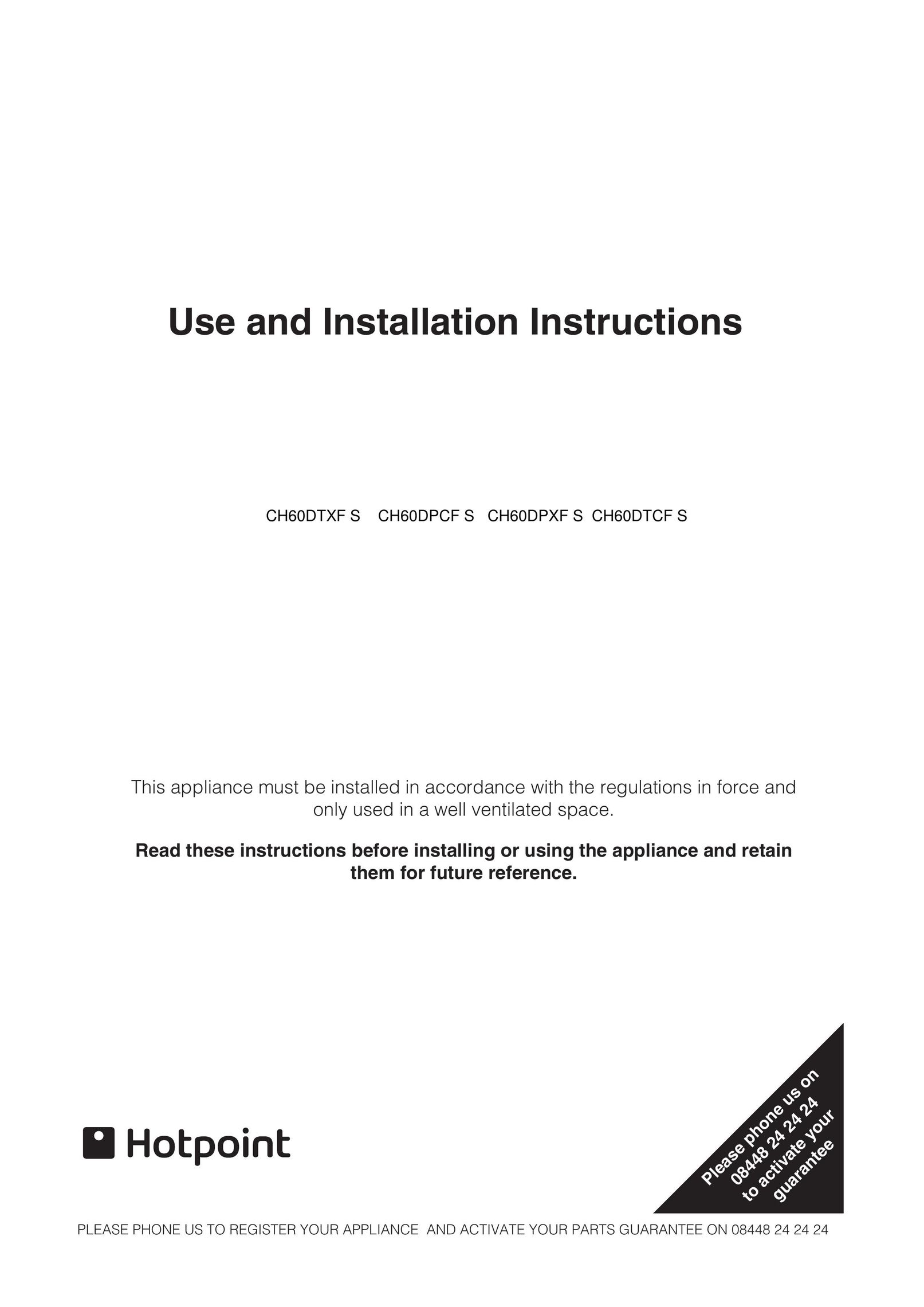 Hotpoint CH60DPCF S Oven Accessories User Manual