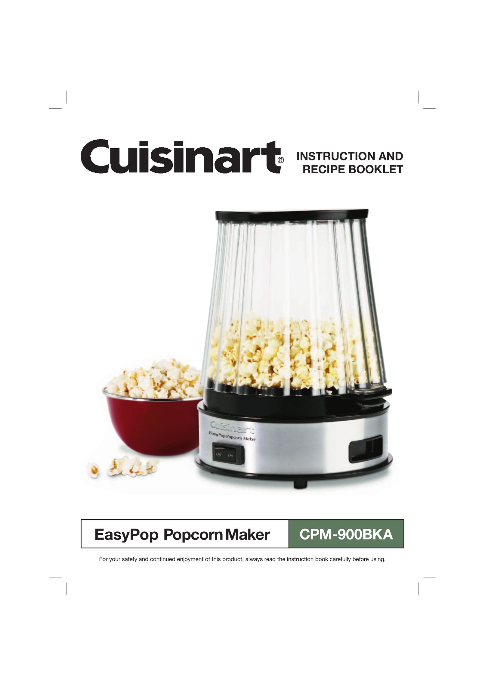 Cuisinart CPM-900BKA Popcorn Poppers User Manual