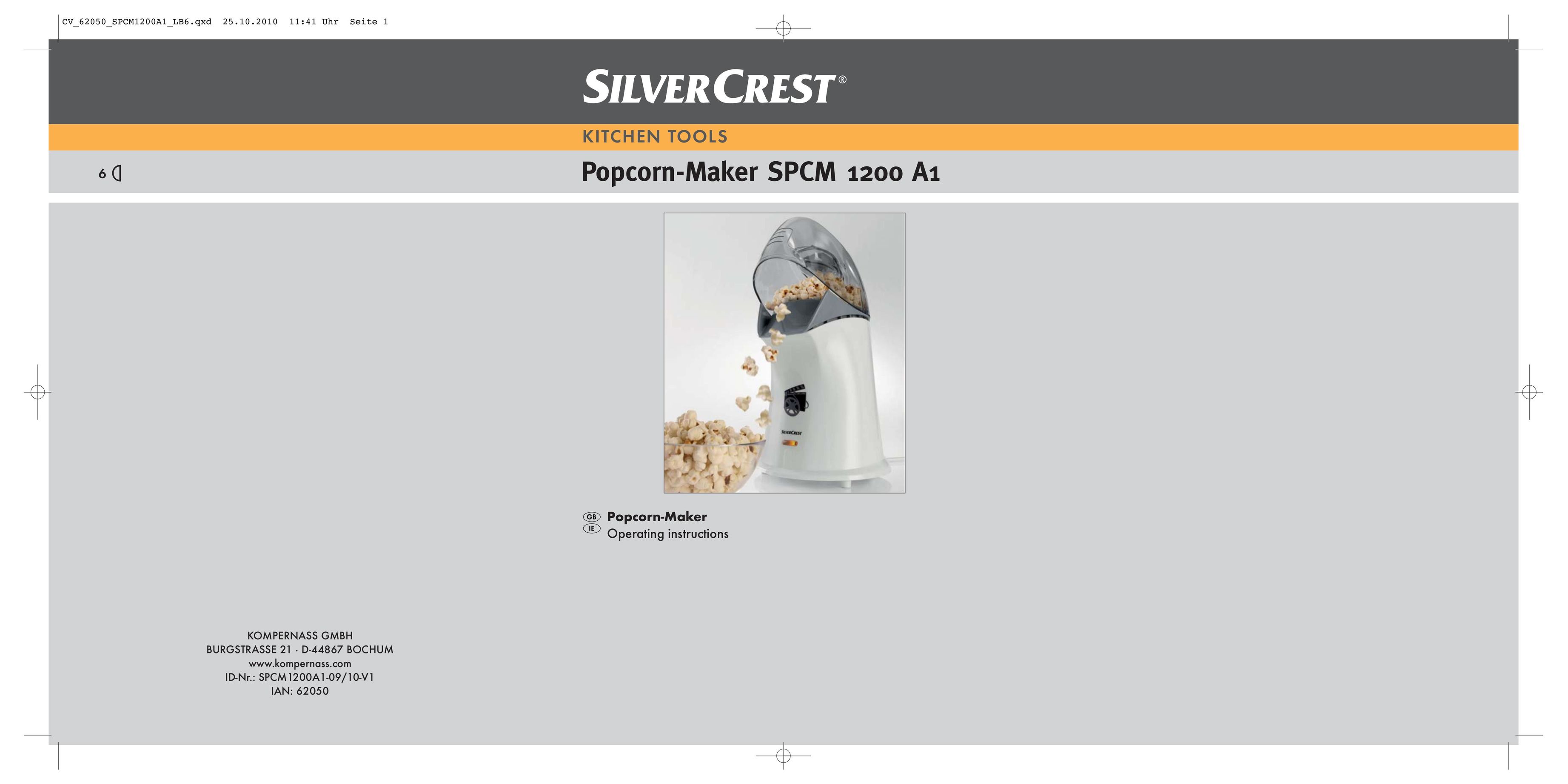 Silvercrest SPCM 1200 A1 Popcorn Poppers User Manual