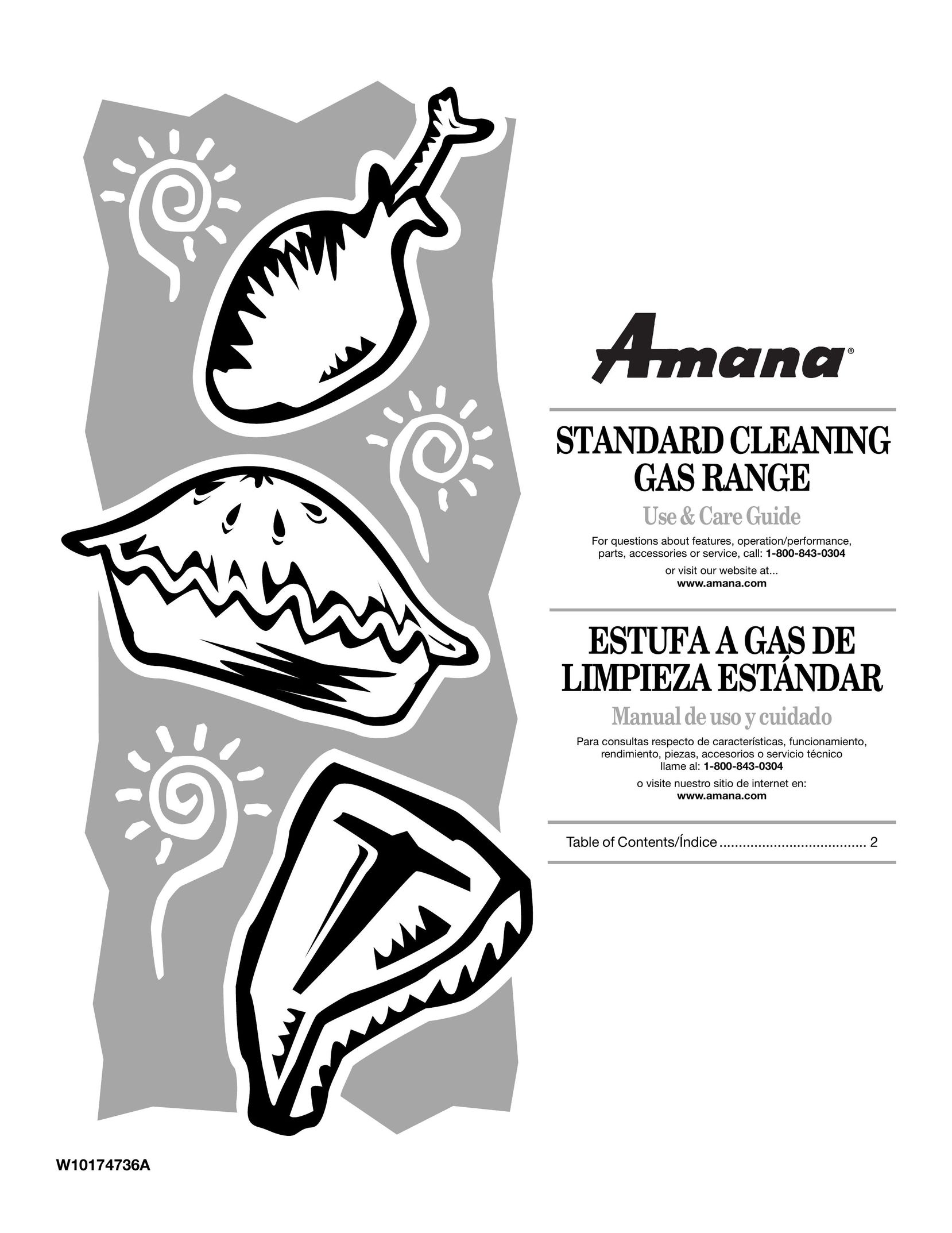 Amana AGR4422VDW Range User Manual