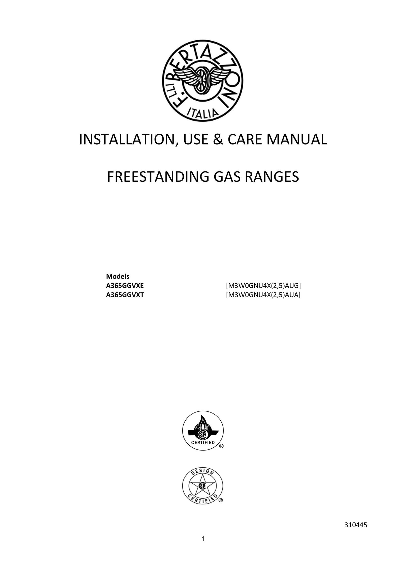 Bertazzoni A365GGVXE Range User Manual