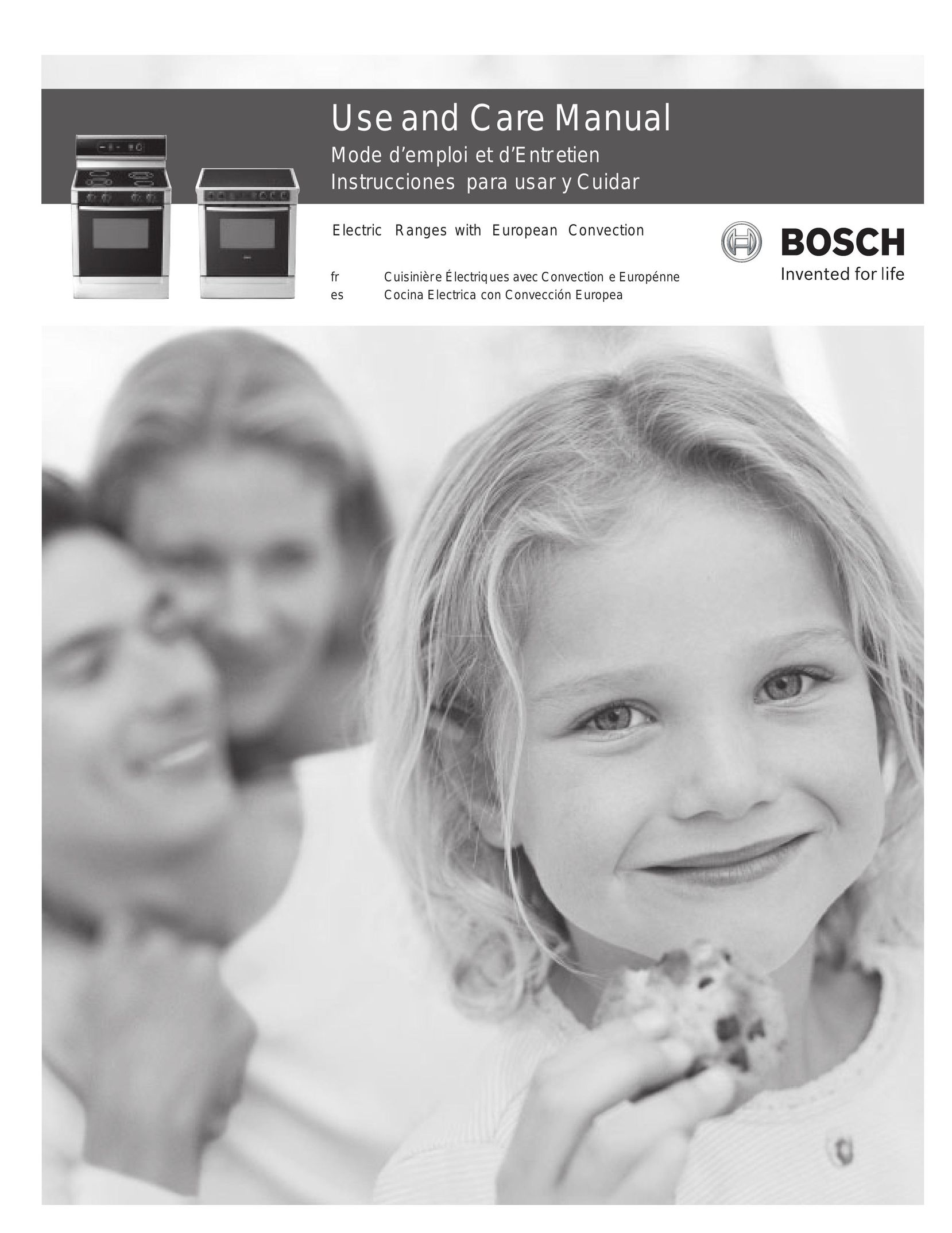 Bosch Appliances BOSCH RANGE Range User Manual