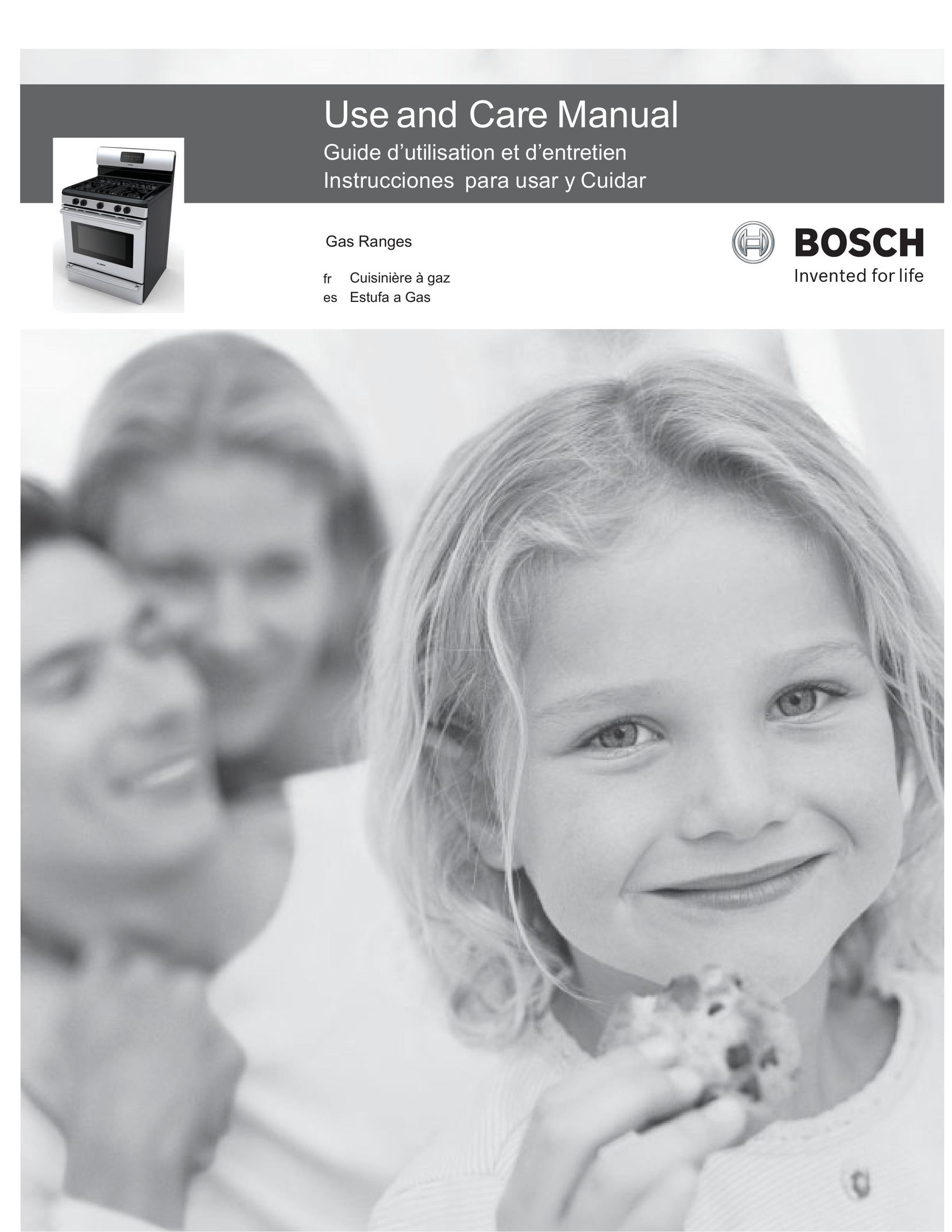 Bosch Appliances HGS3023UC Range User Manual