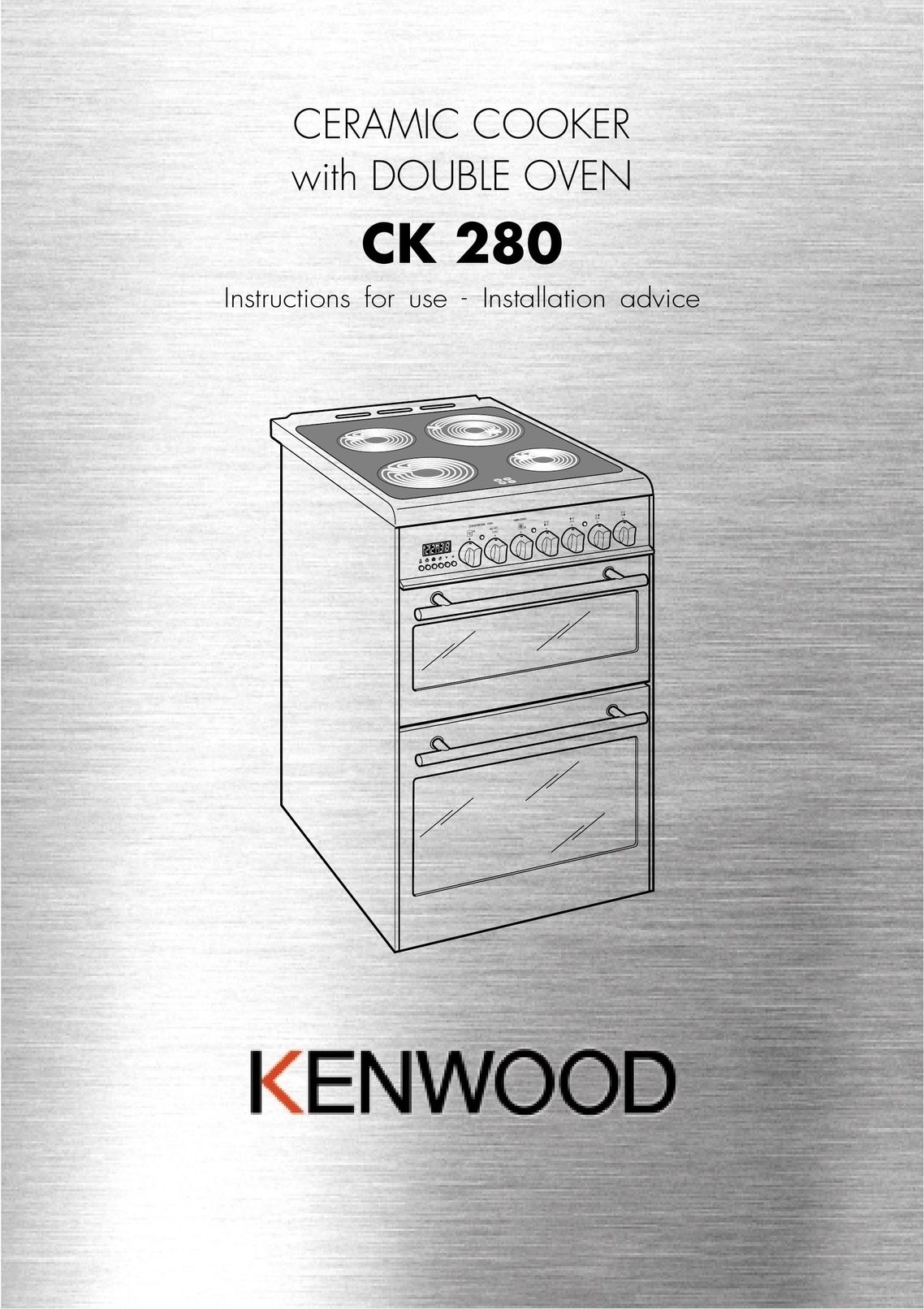 Kenwood CK 280 Range User Manual