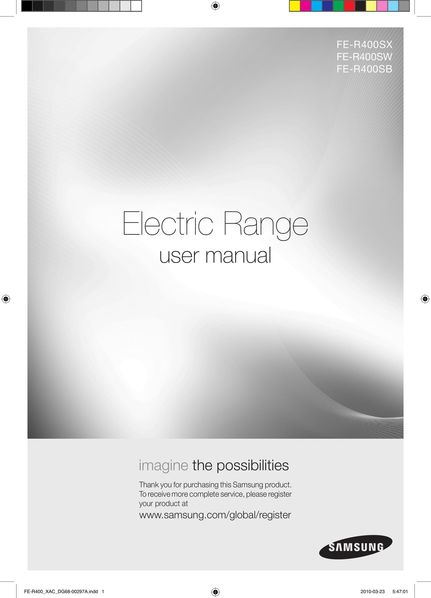 Samsung FE-R400SB Range User Manual