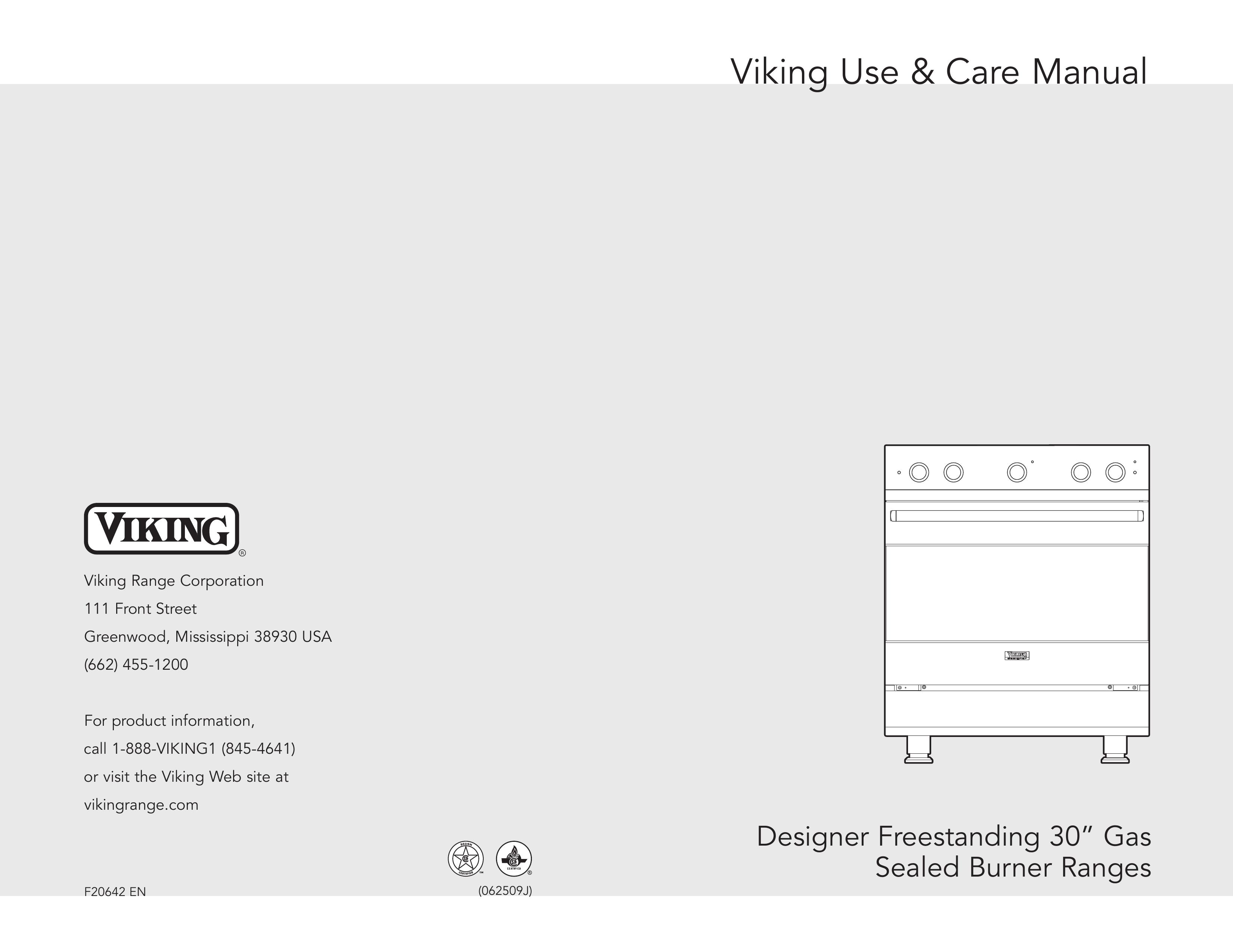 Viking 062509J Range User Manual