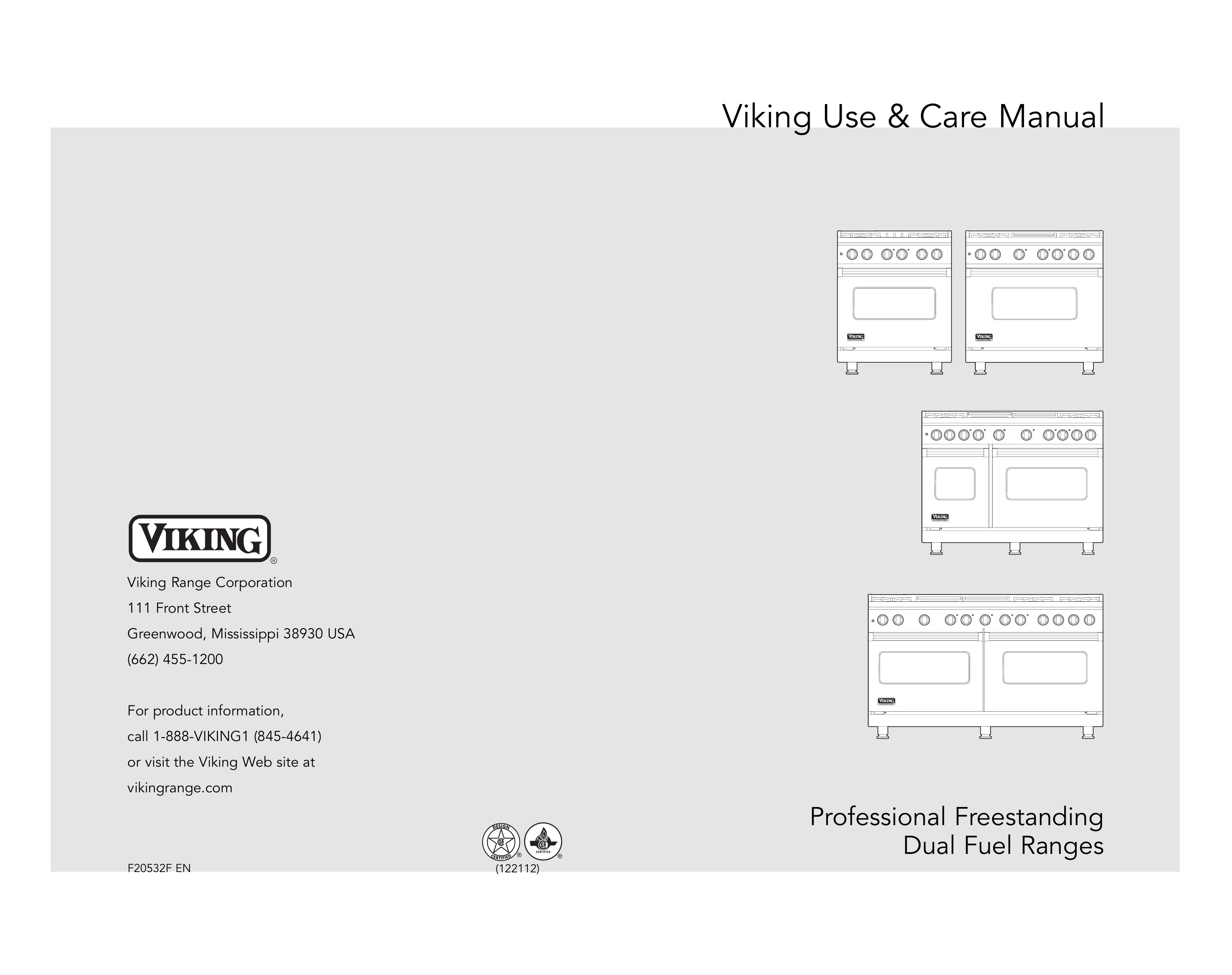 Viking DSC5486 Range User Manual