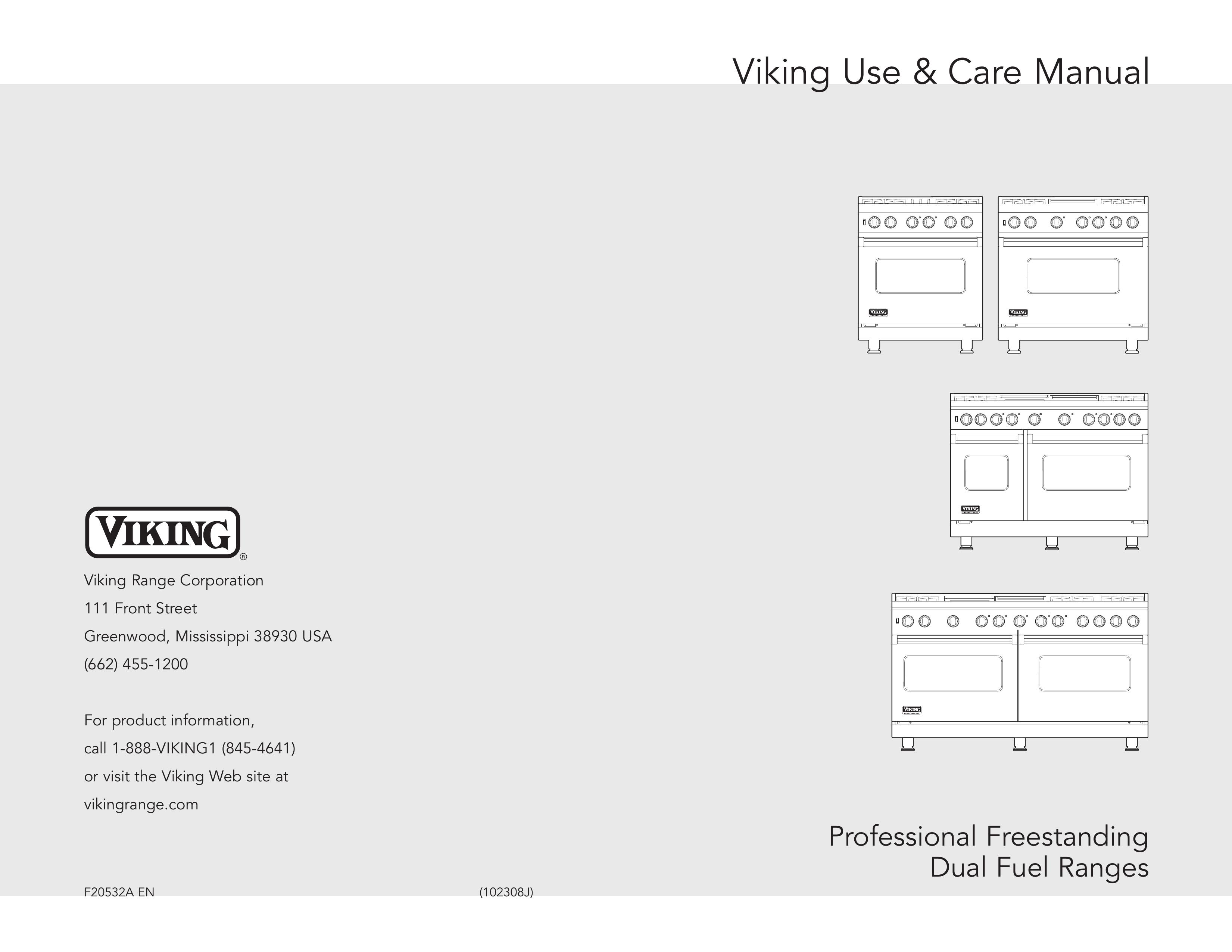 Viking F20532A Range User Manual