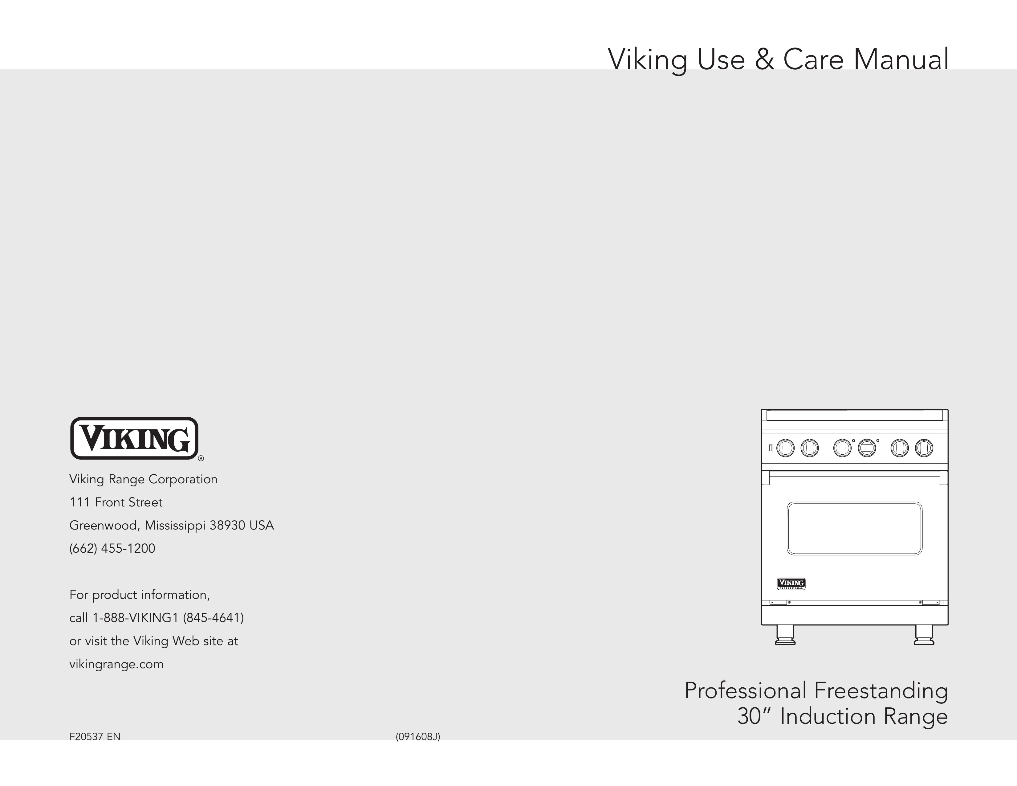 Viking F20537 Range User Manual