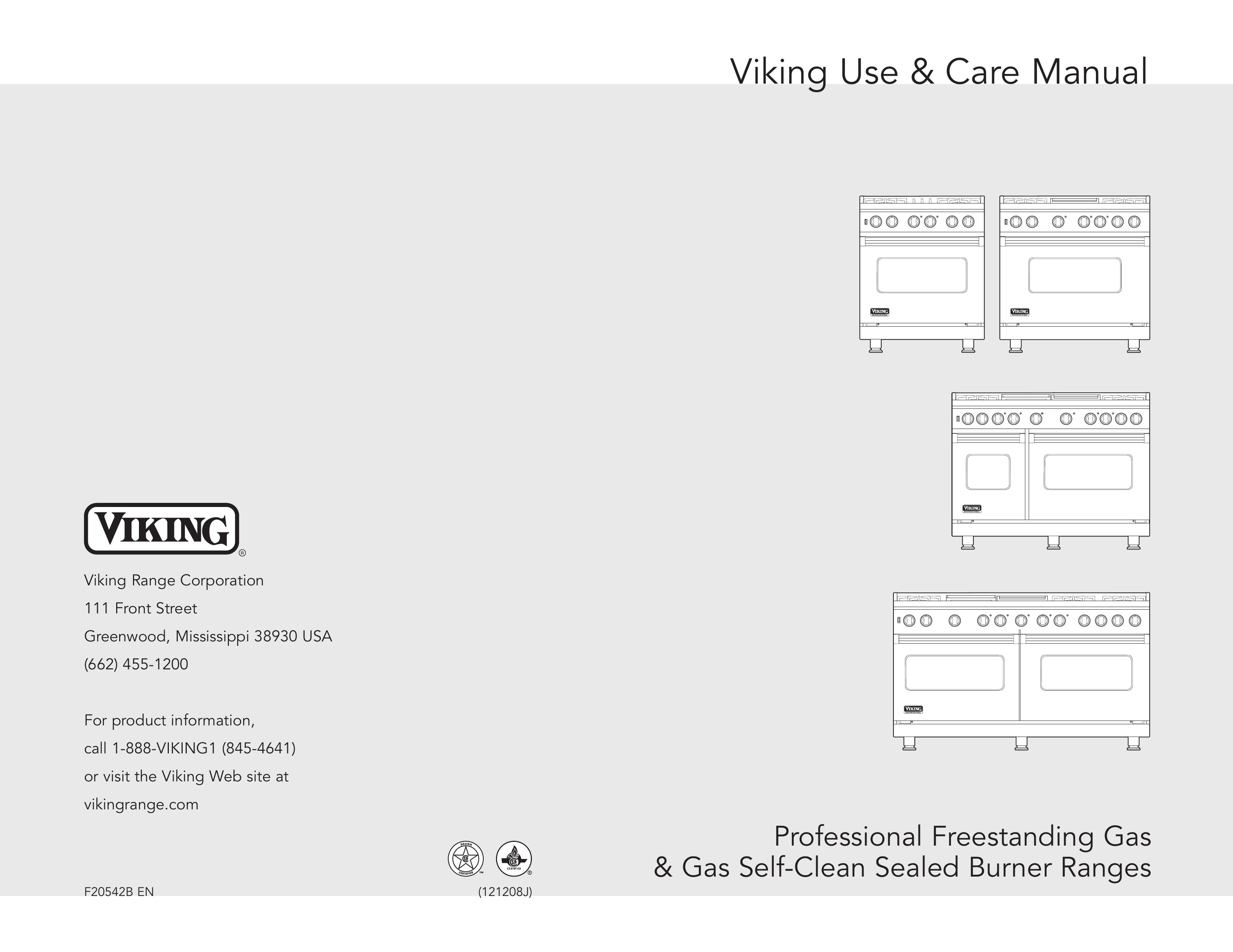 Viking F20542B Range User Manual