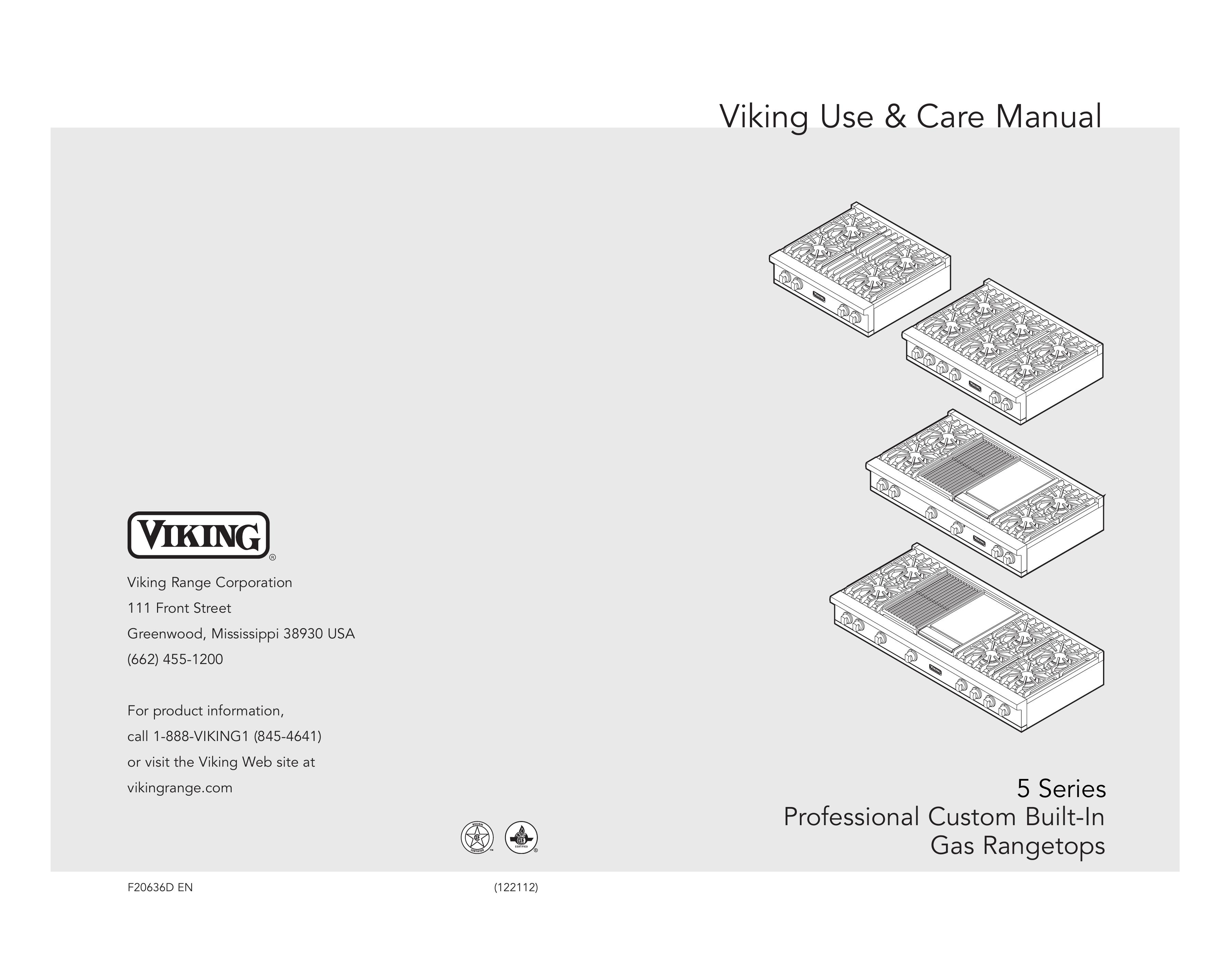 Viking F20636D Range User Manual