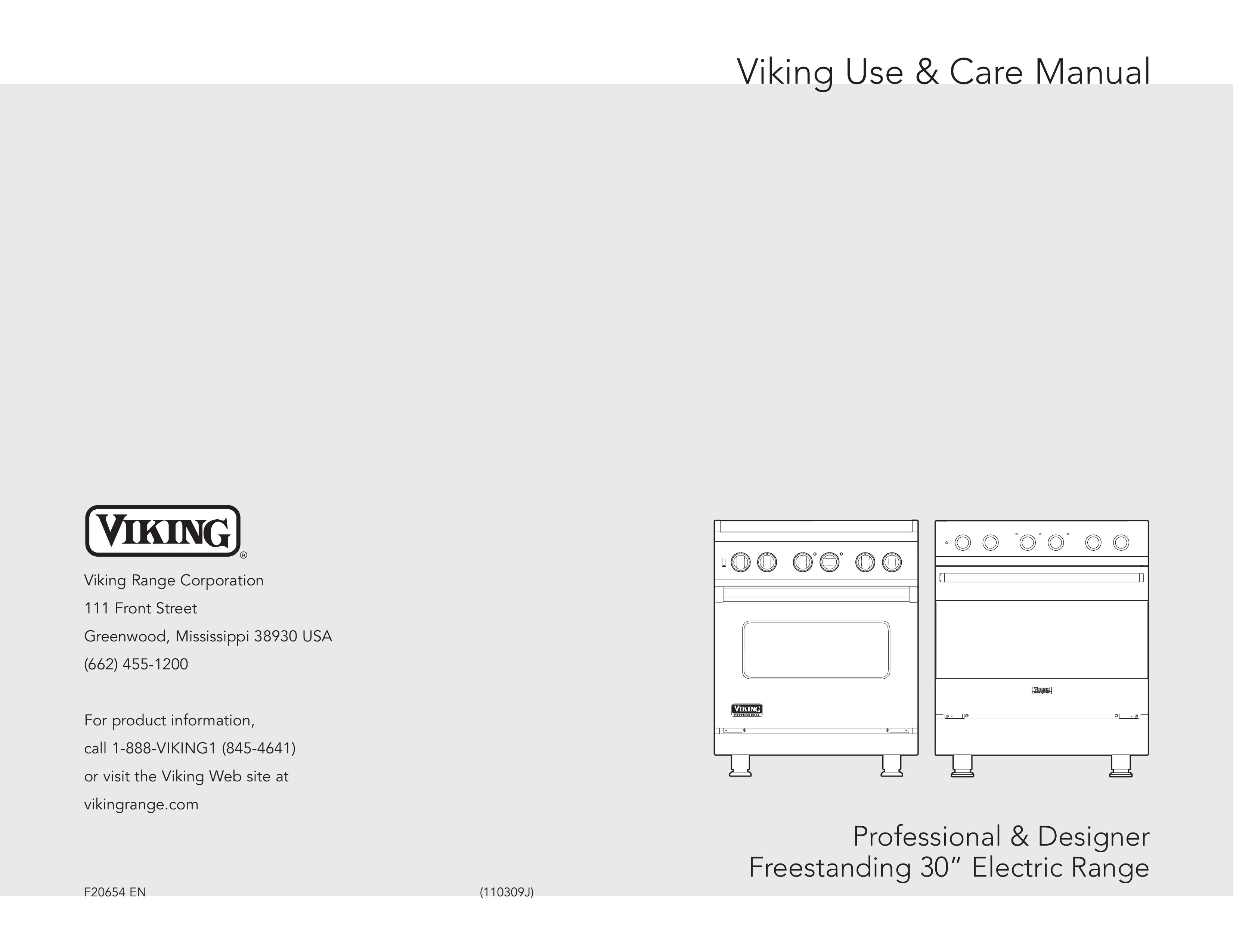 Viking F20654 Range User Manual