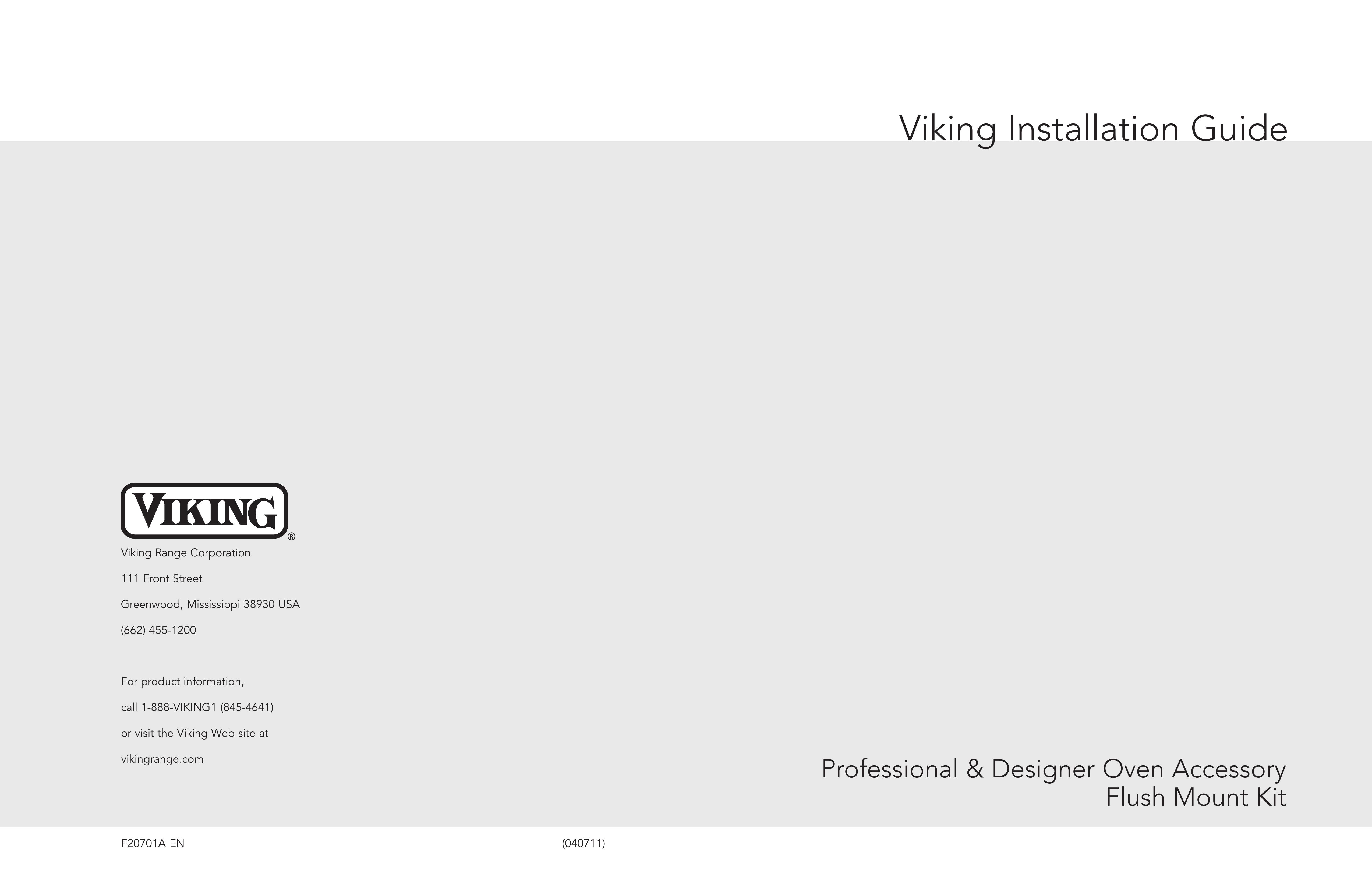 Viking F20701A EN (040711) Range User Manual