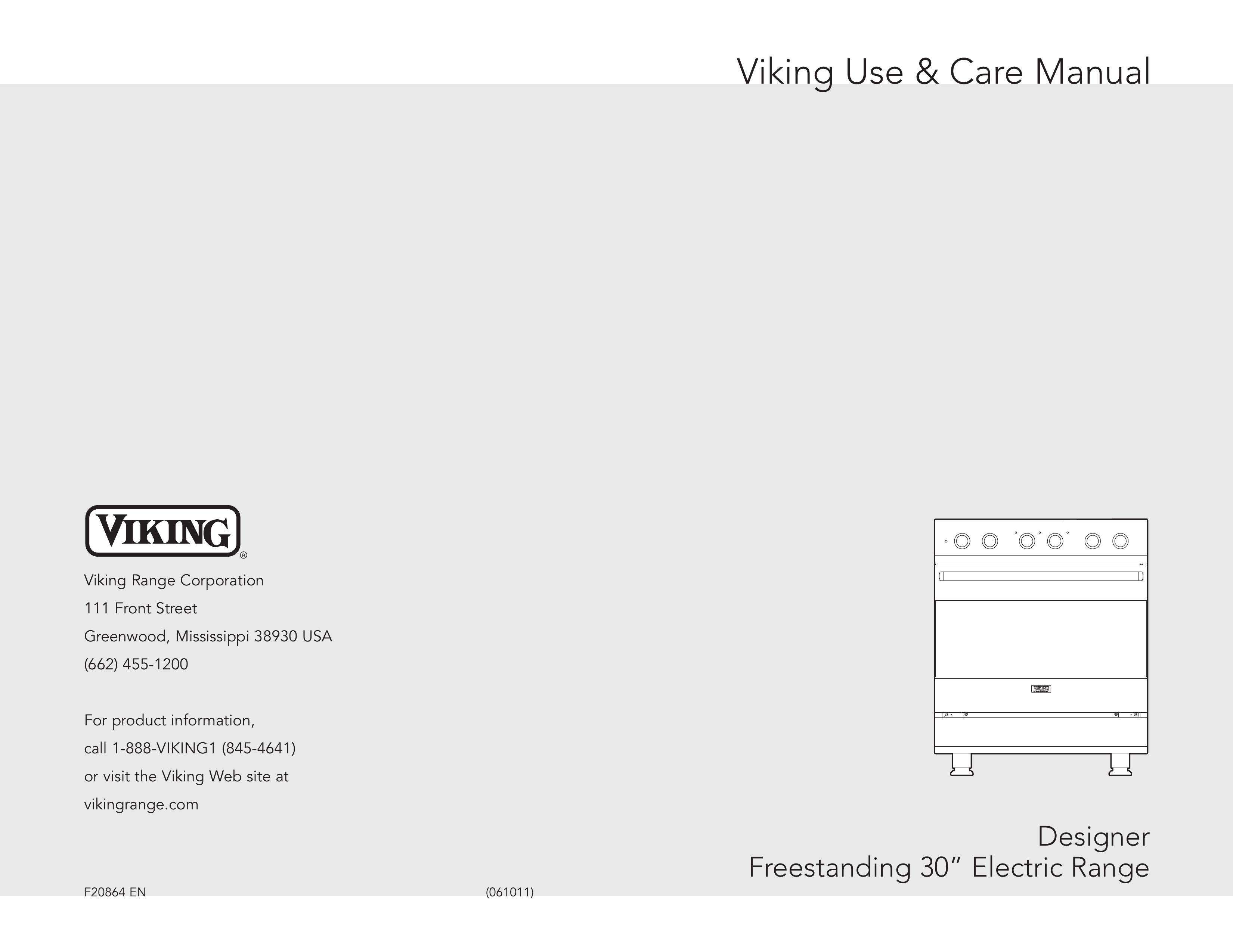 Viking RDSCE230 Range User Manual