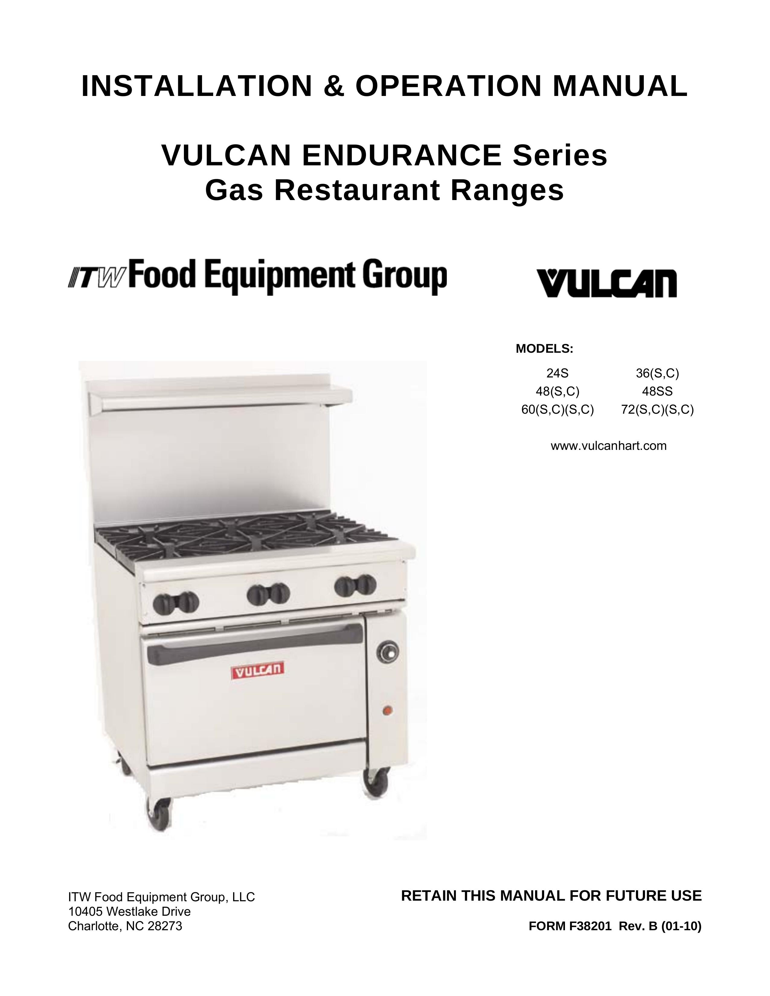 Vulcan-Hart 60(S,C)(S,C) Range User Manual