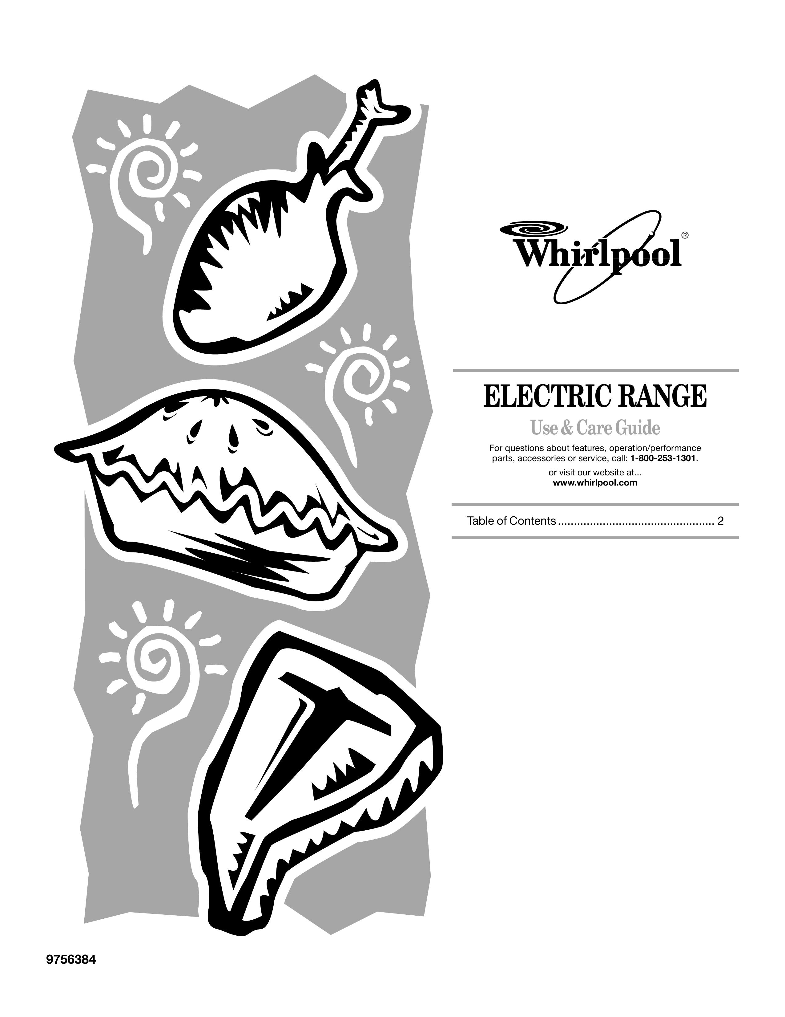 Whirlpool 9754384 Range User Manual