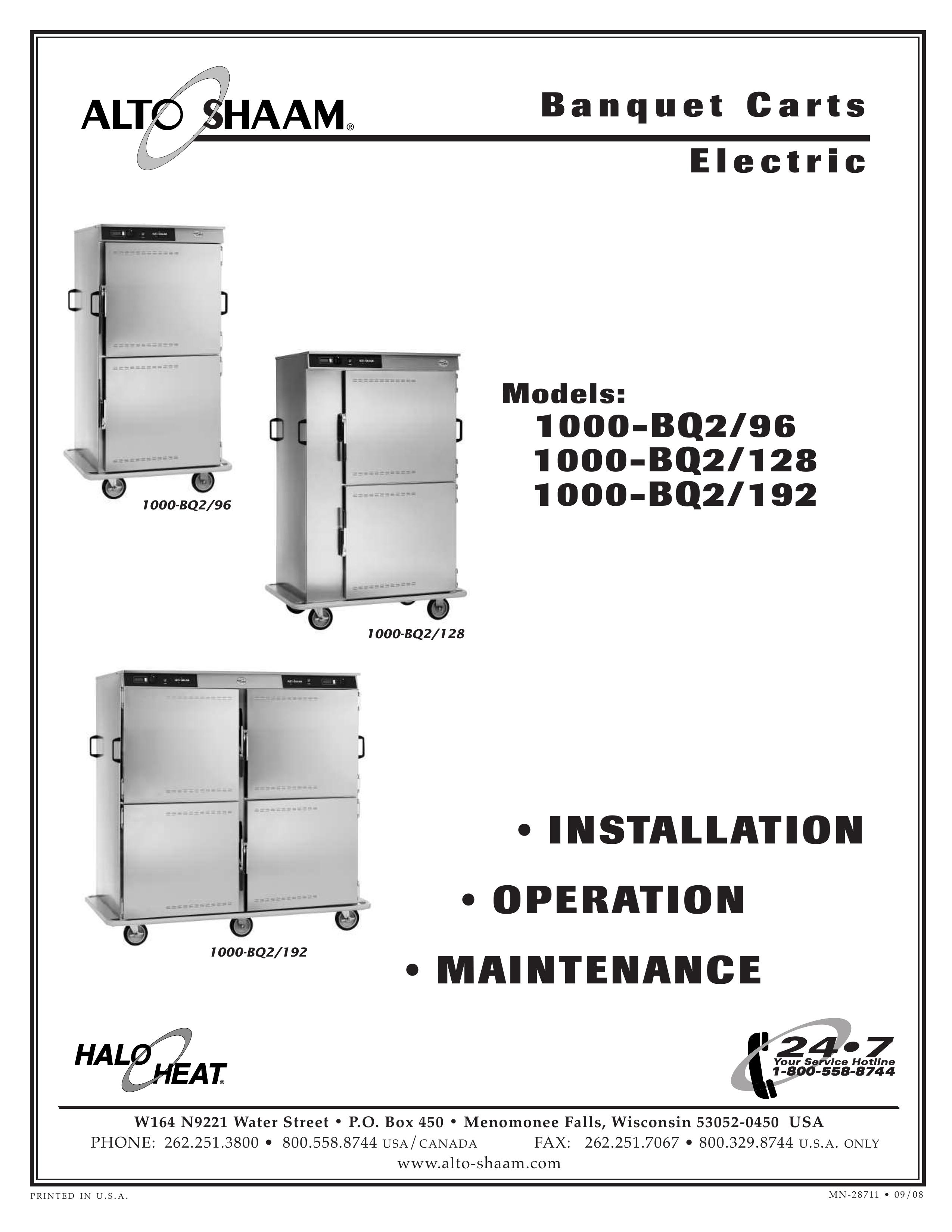Alto-Shaam 1000-BQ2/96 Refrigerator User Manual