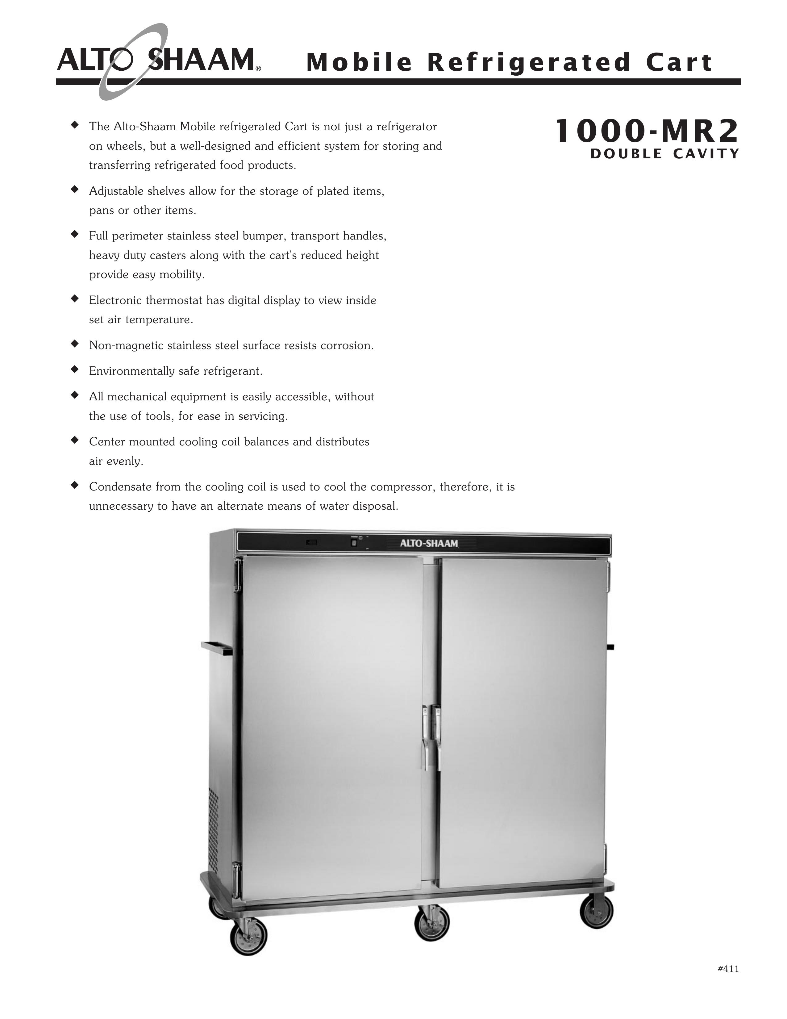 Alto-Shaam 1000-MR2 Refrigerator User Manual