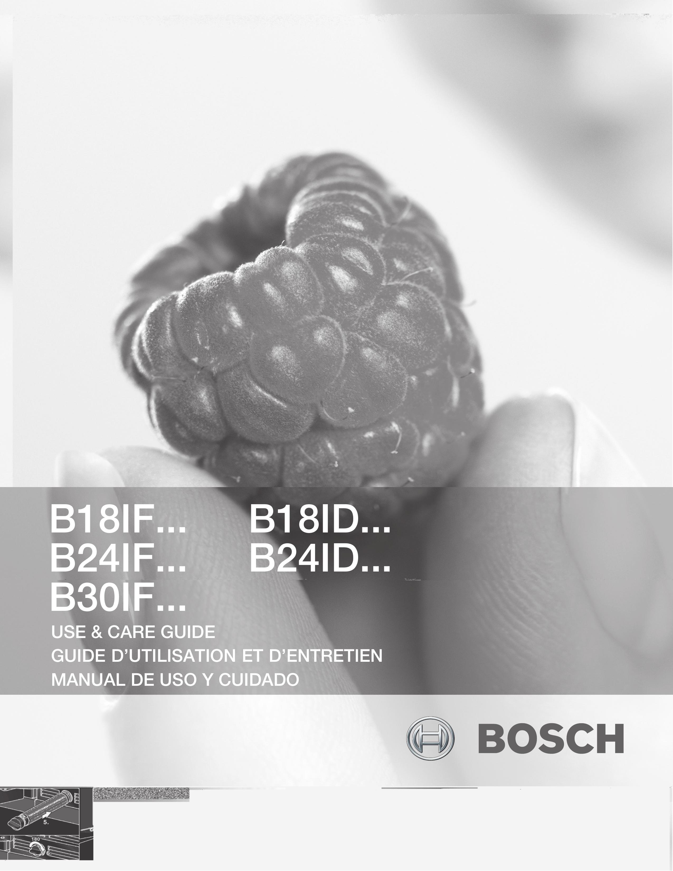 Bosch Appliances B18IF Refrigerator User Manual