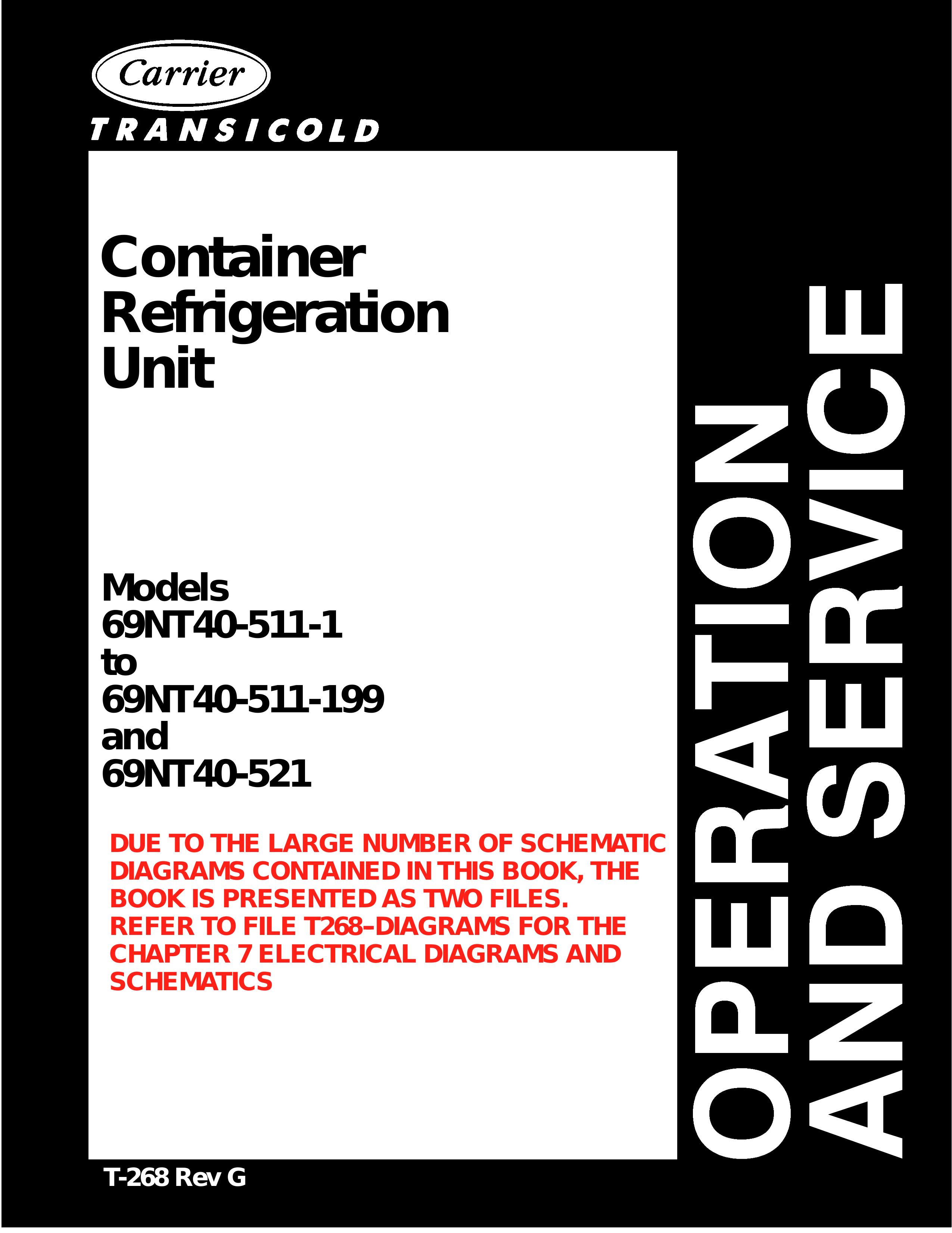 Carrier 69NT40-511-199 Refrigerator User Manual