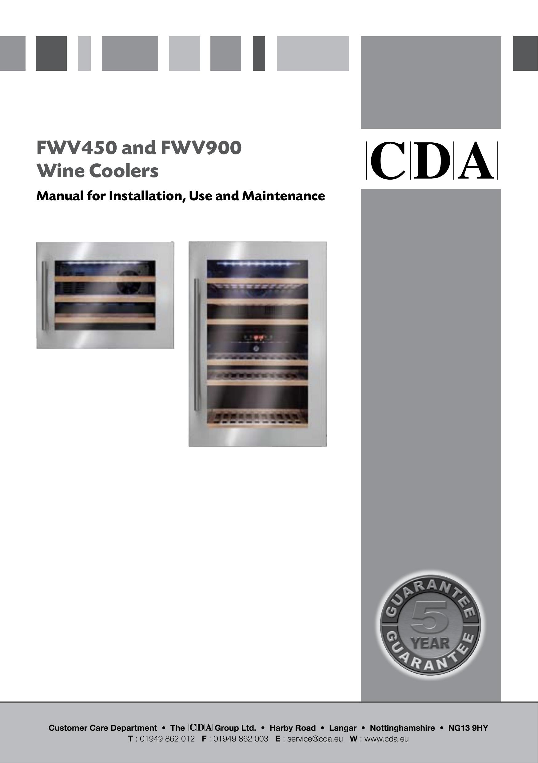 CDA FWV450 Refrigerator User Manual
