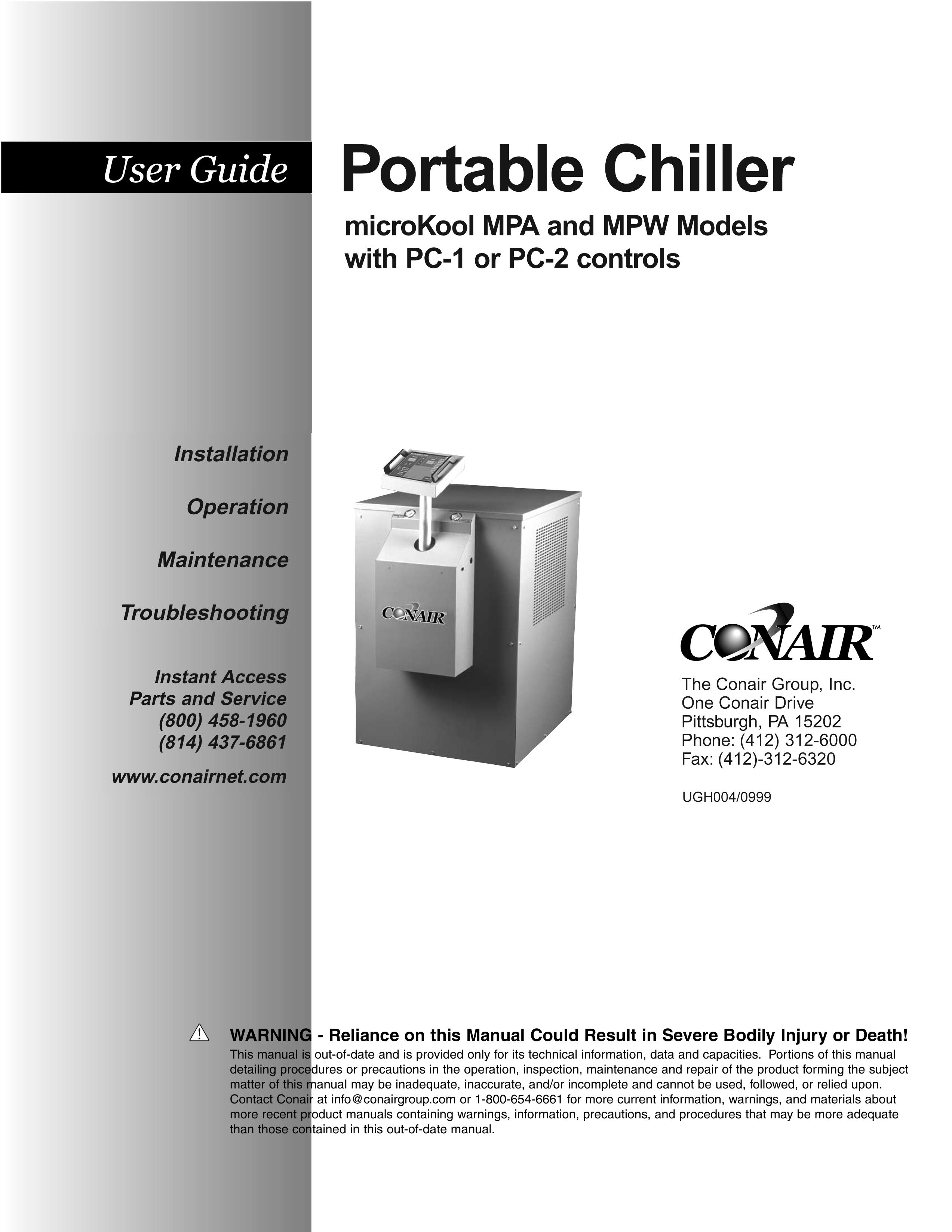 Conair MPA Refrigerator User Manual