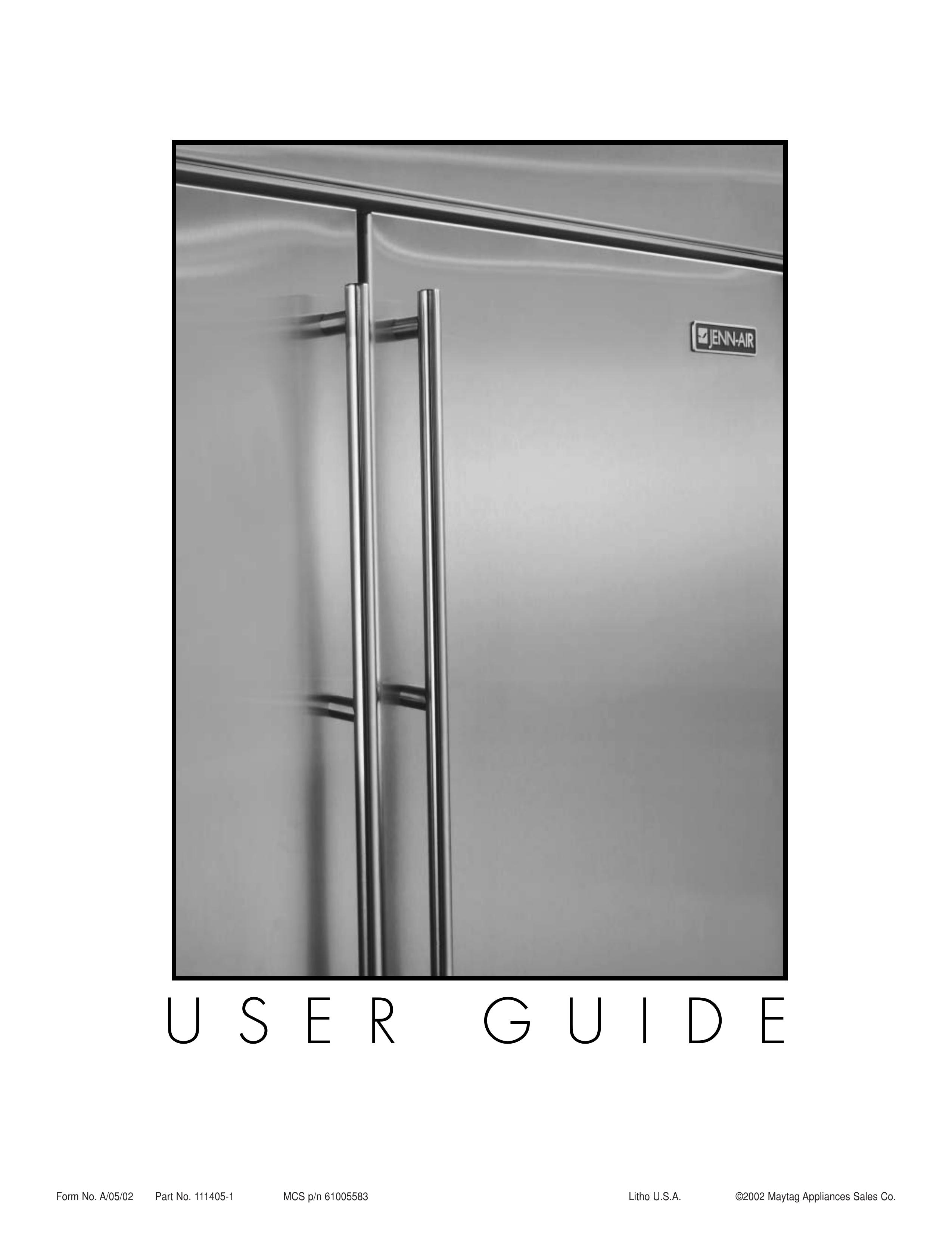 Cuno 111405-1 Refrigerator User Manual