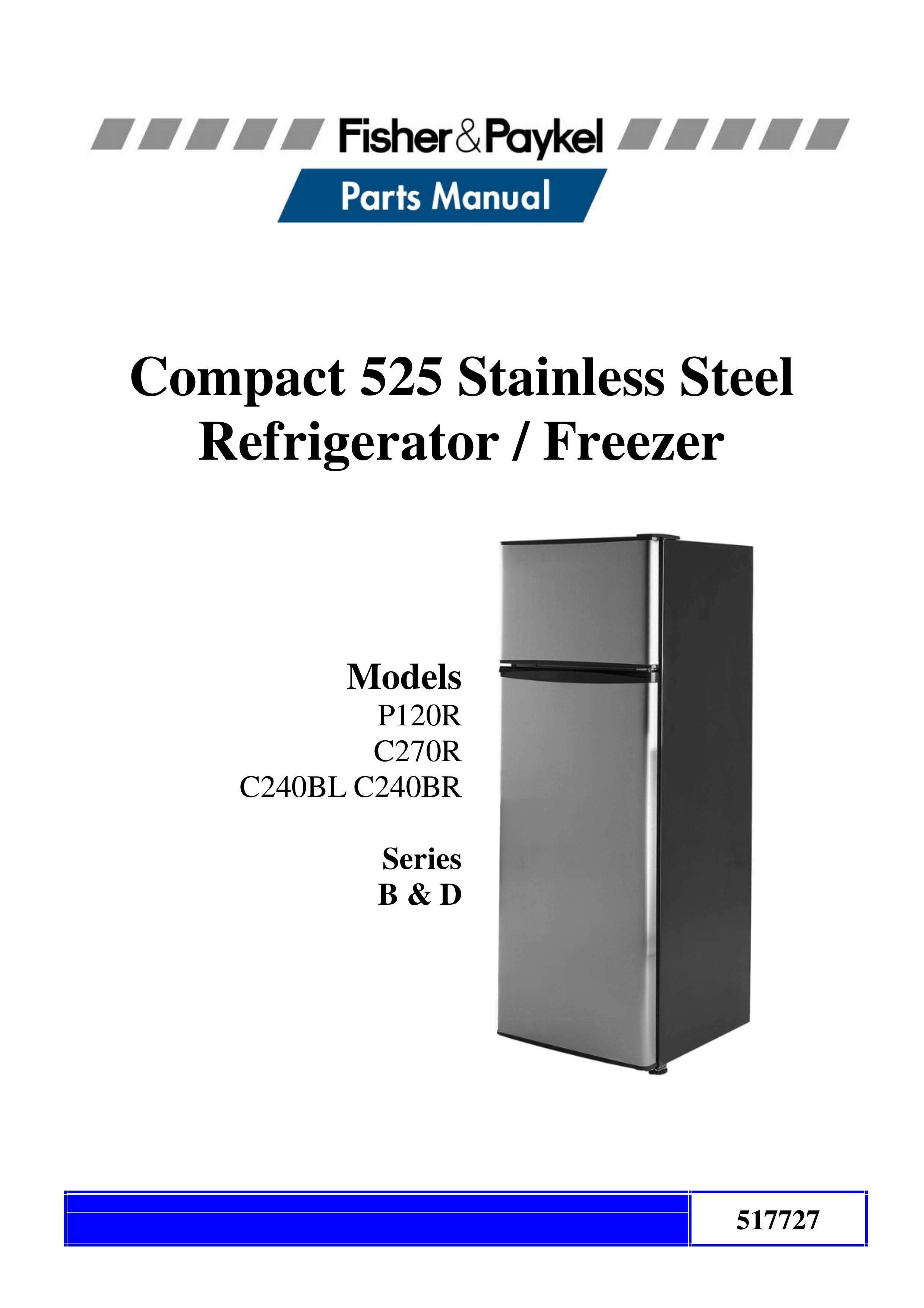 Fisher & Paykel C270R Refrigerator User Manual