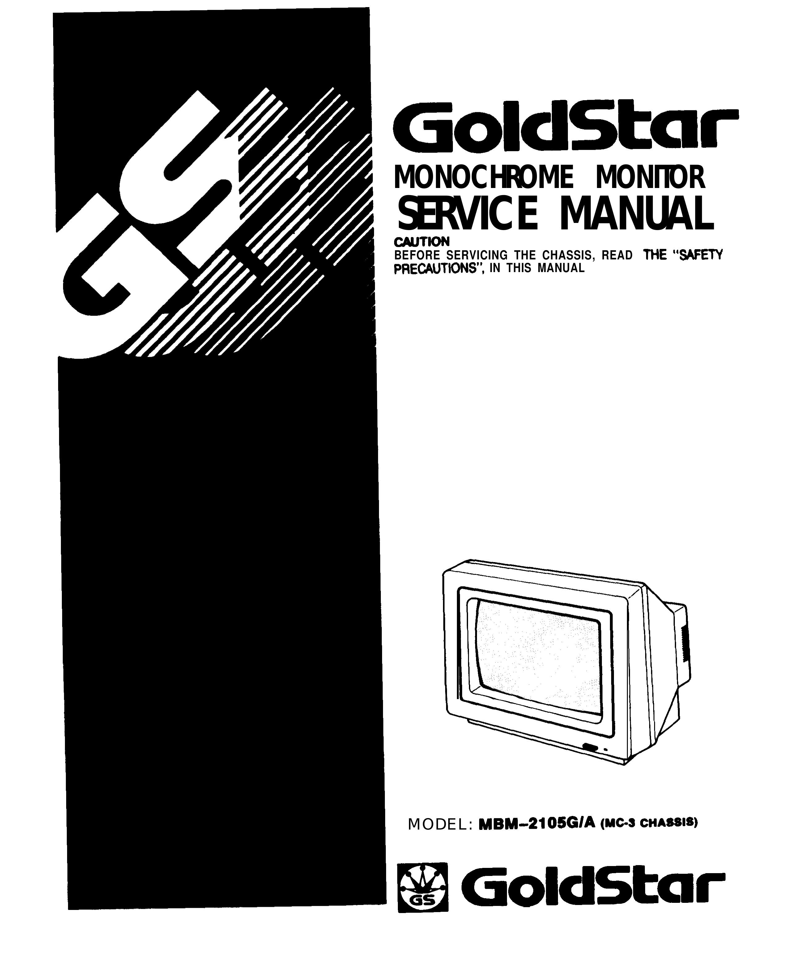 Goldstar MBM-2105GIA Refrigerator User Manual
