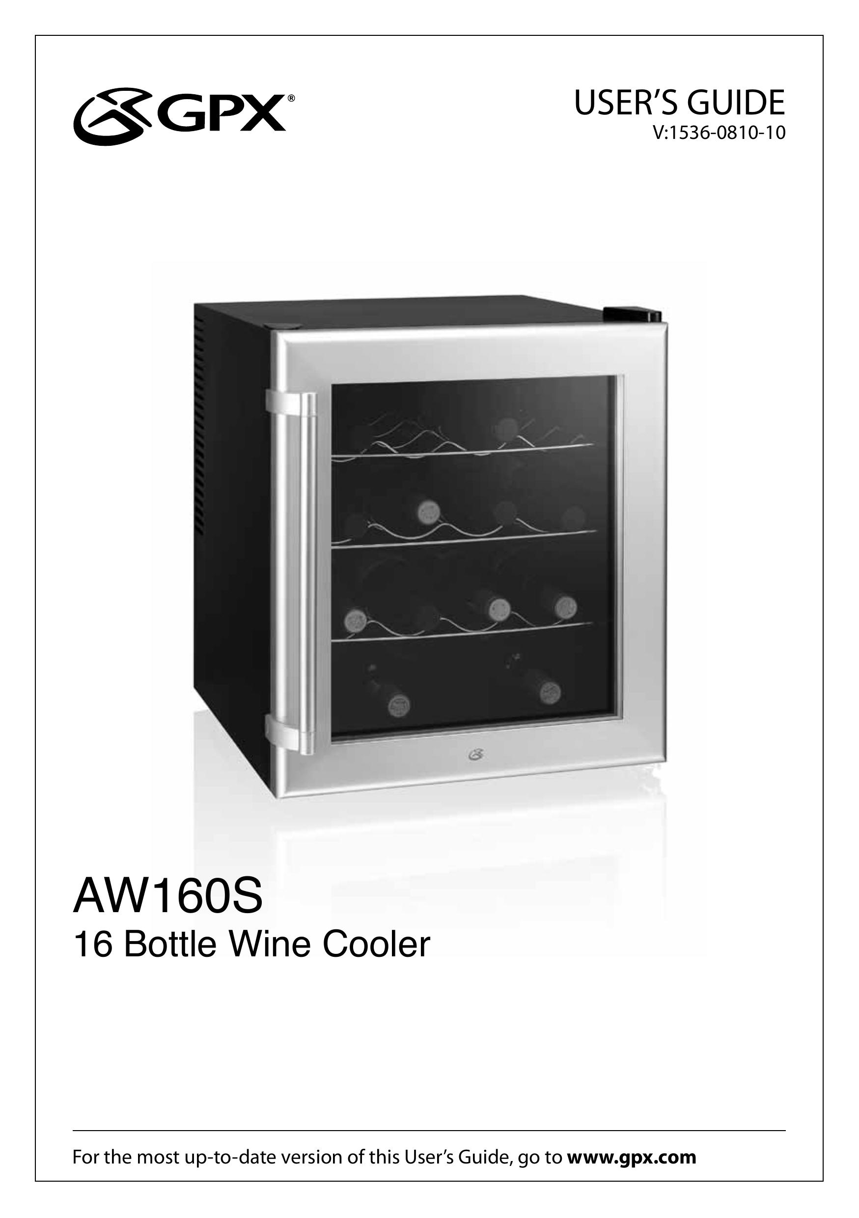 GPX AW160S Refrigerator User Manual