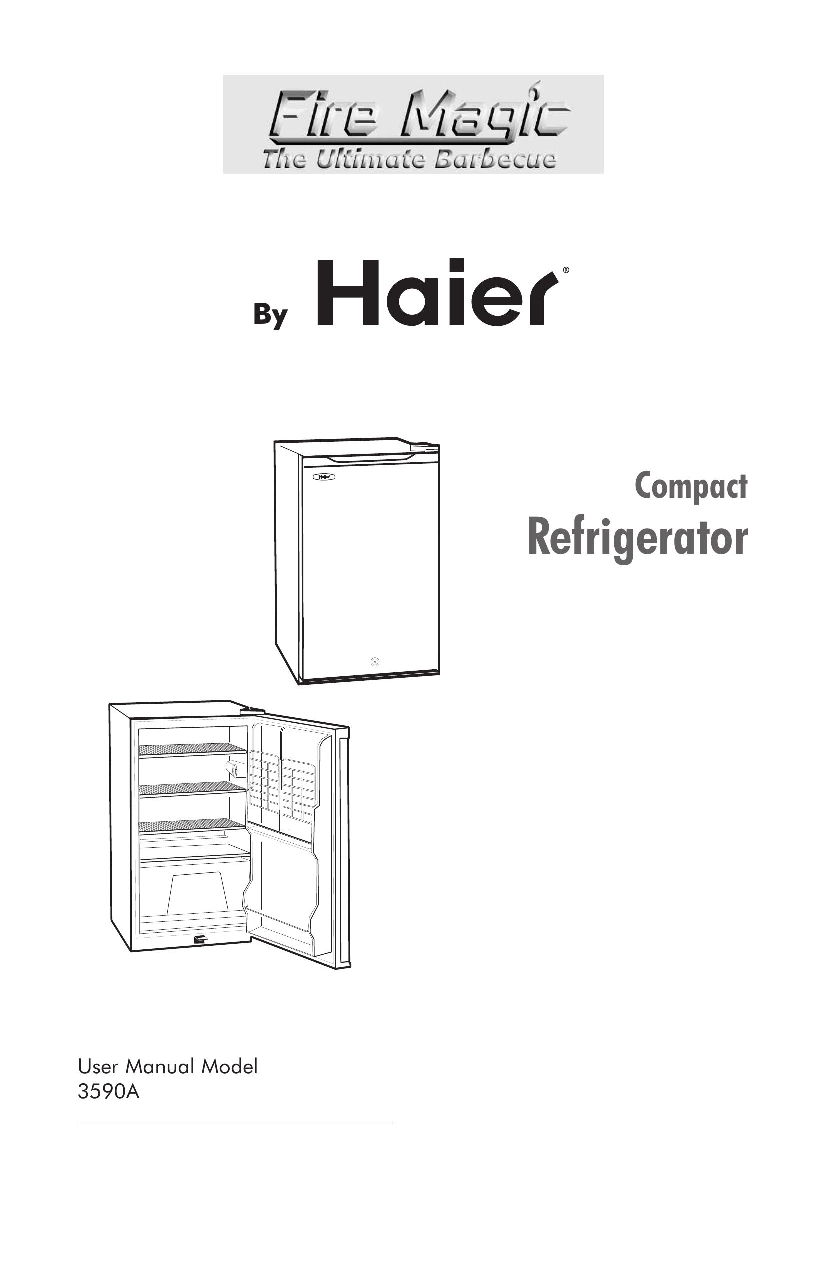Haier 3590A Refrigerator User Manual