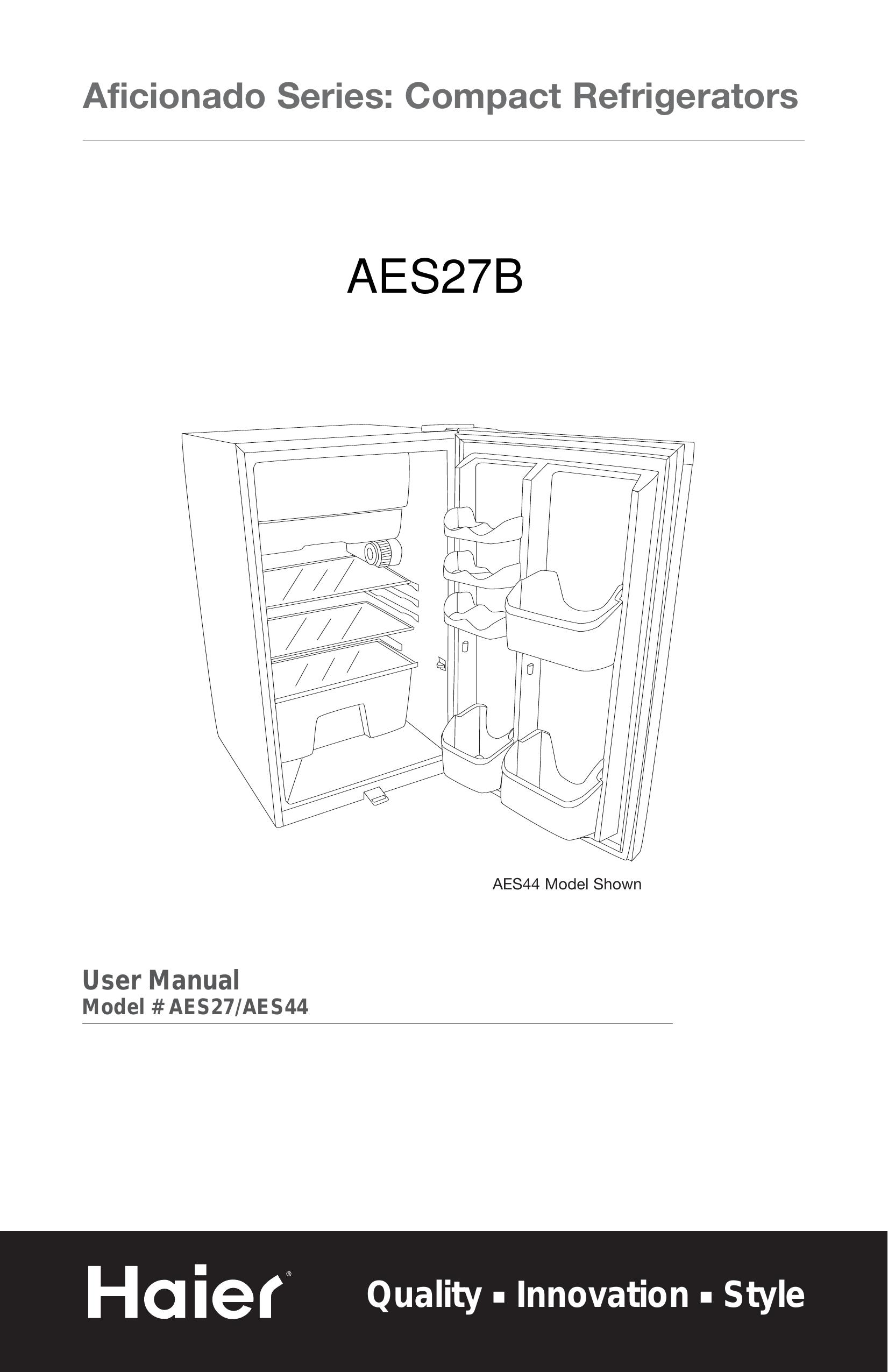 Haier AES44 Refrigerator User Manual
