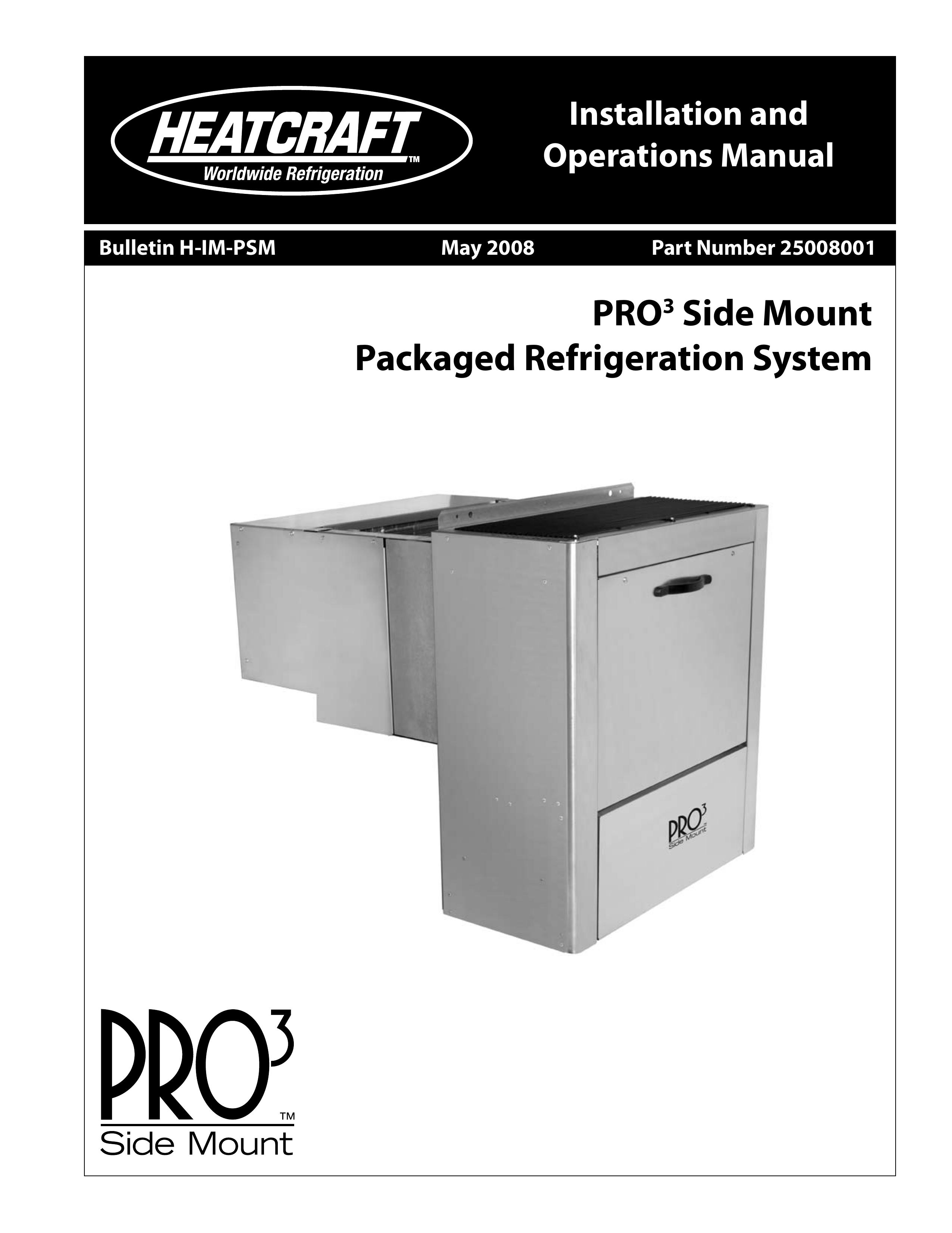 Heatcraft Refrigeration Products PRO3 Refrigerator User Manual