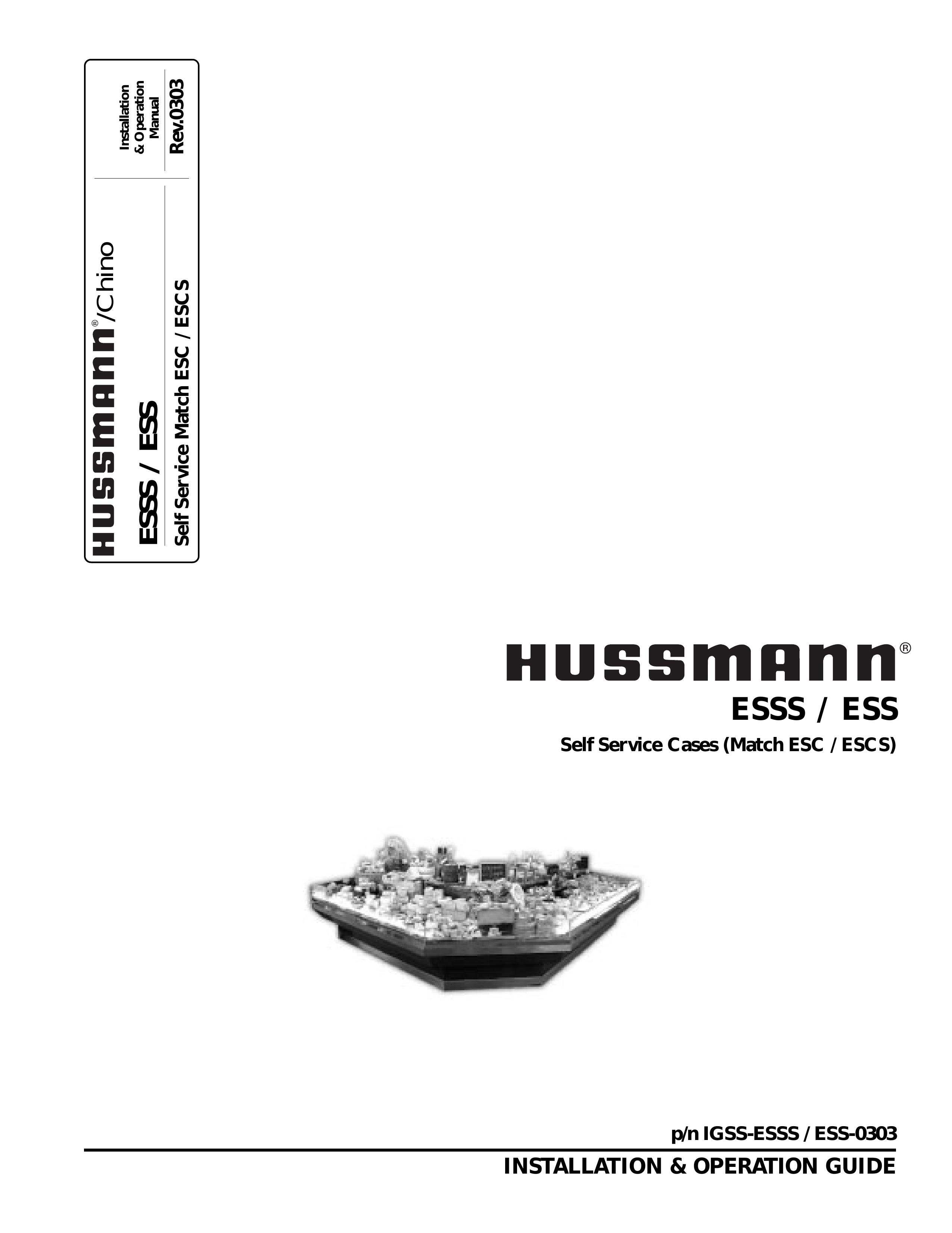 hussman ESSS-0303 Refrigerator User Manual