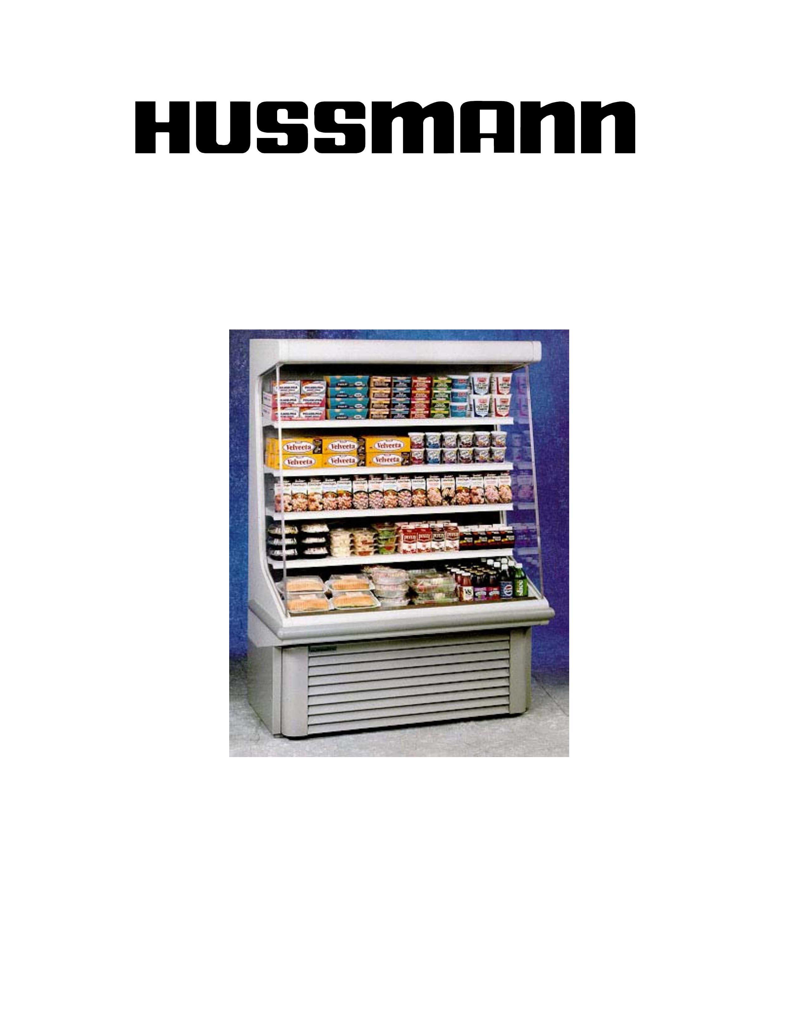 hussman GSVM Refrigerator User Manual