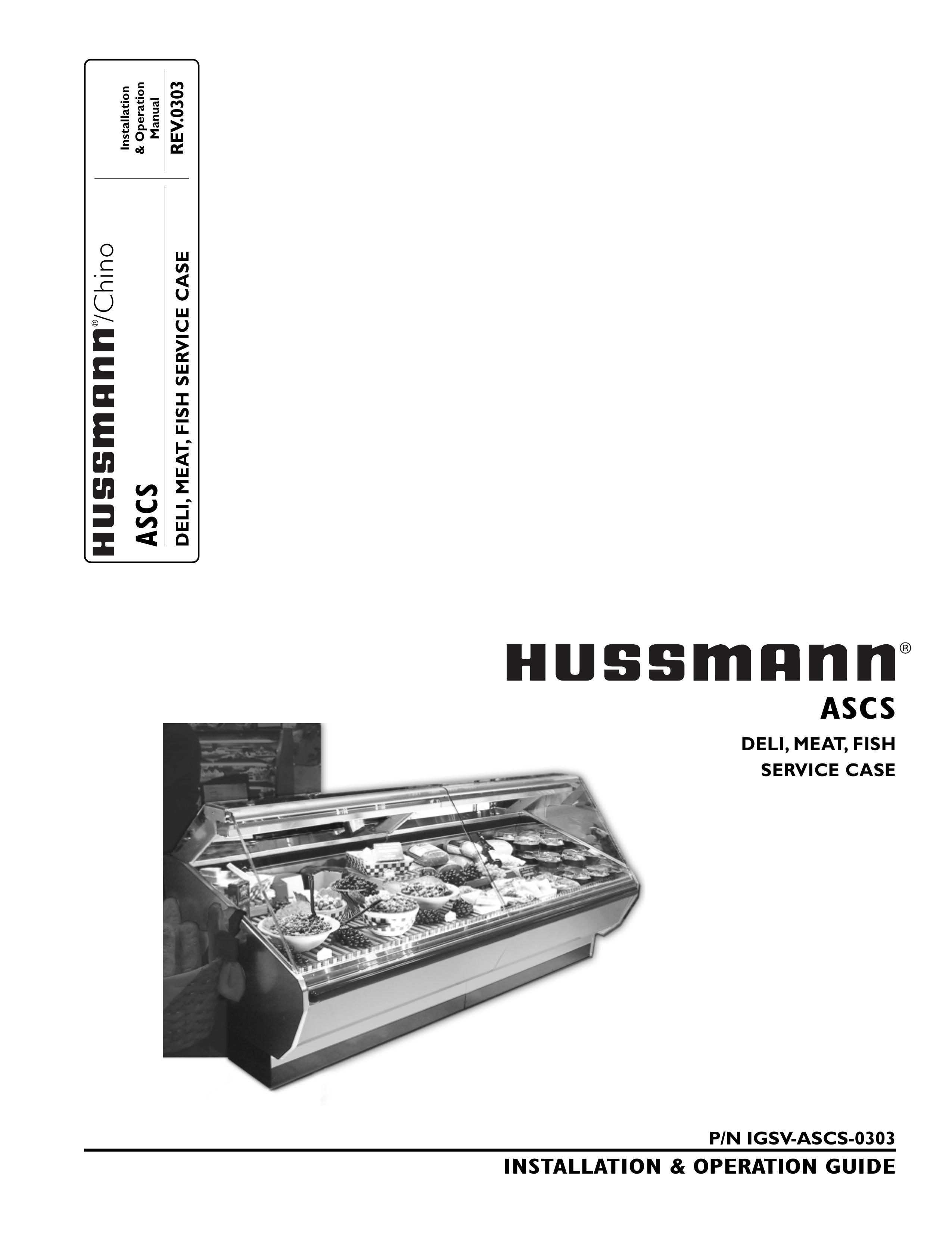 hussman IGSV-ASCS-0303 Refrigerator User Manual
