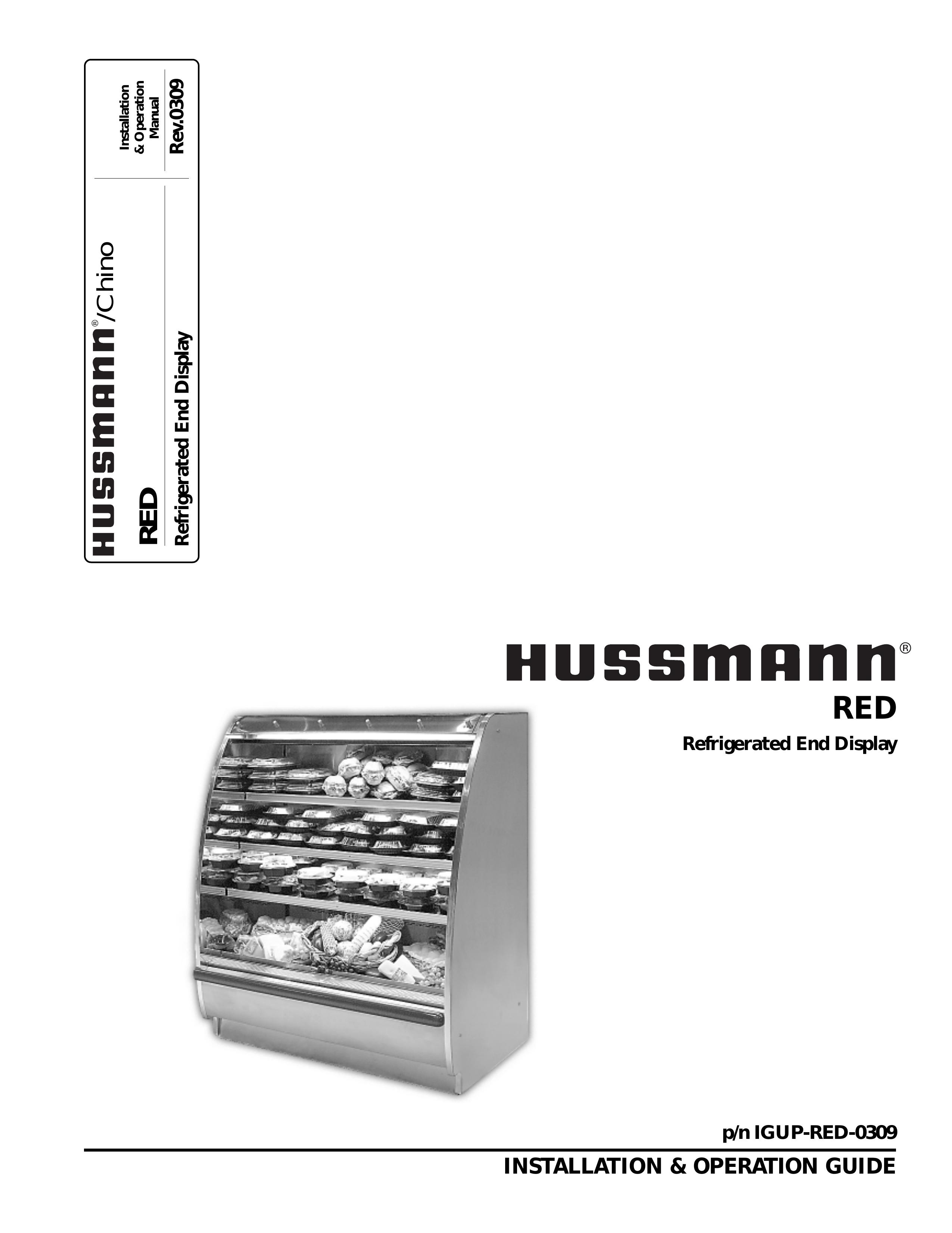 hussman IGUP-RED-0309 Refrigerator User Manual
