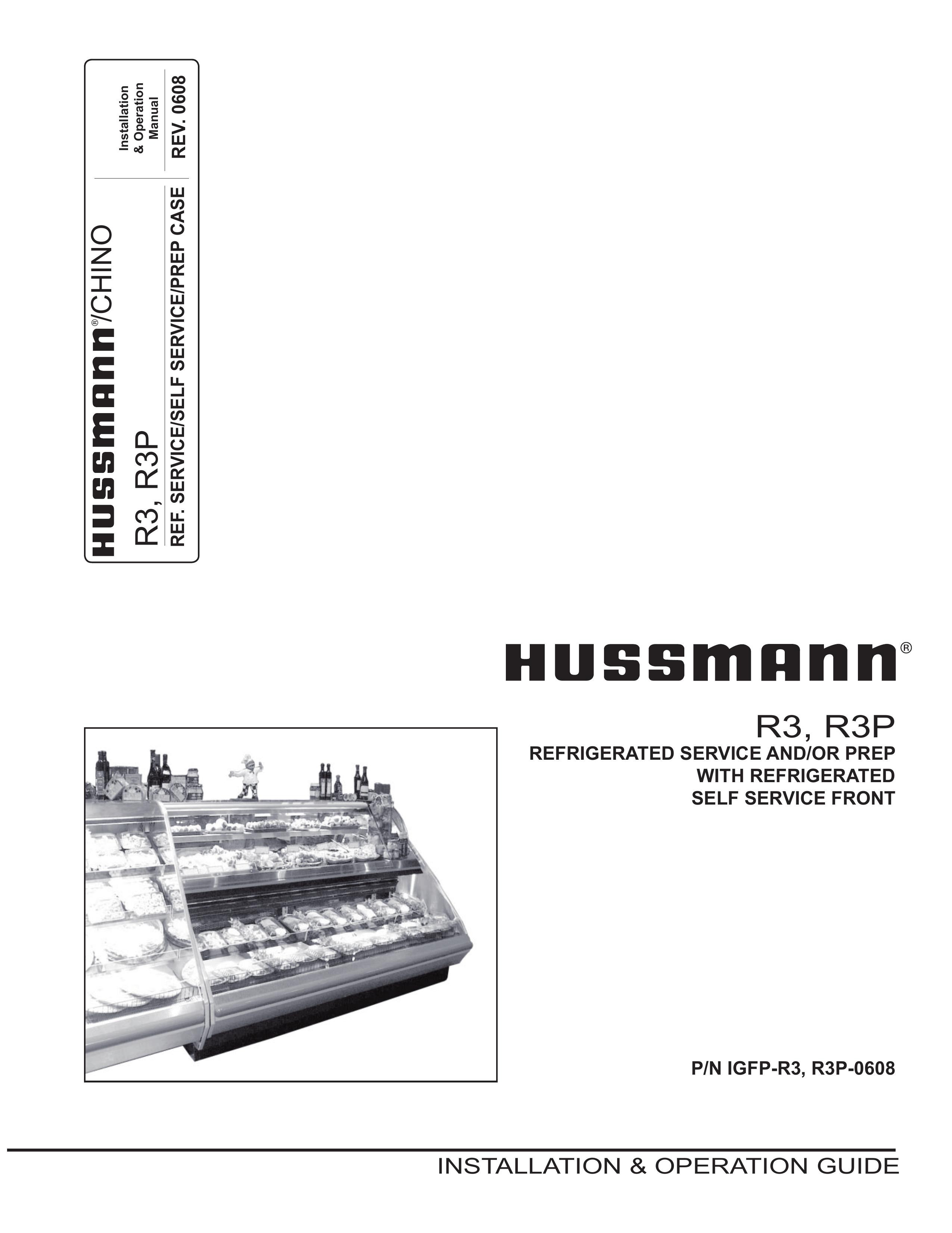 hussman Refrigerated Service and/or Prep with Refrigerated Self Service Front Refrigerator User Manual