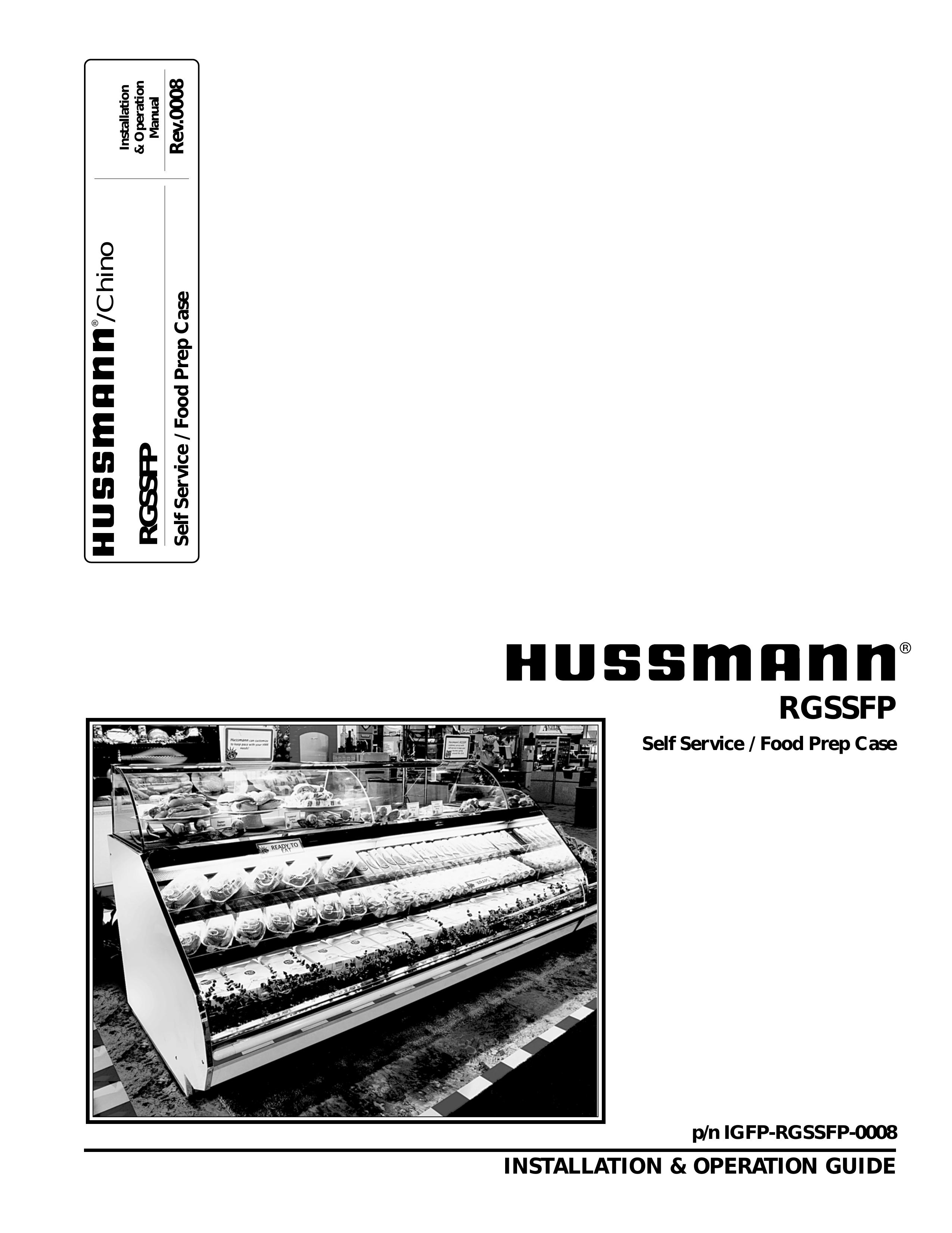hussman RGSSFP Refrigerator User Manual