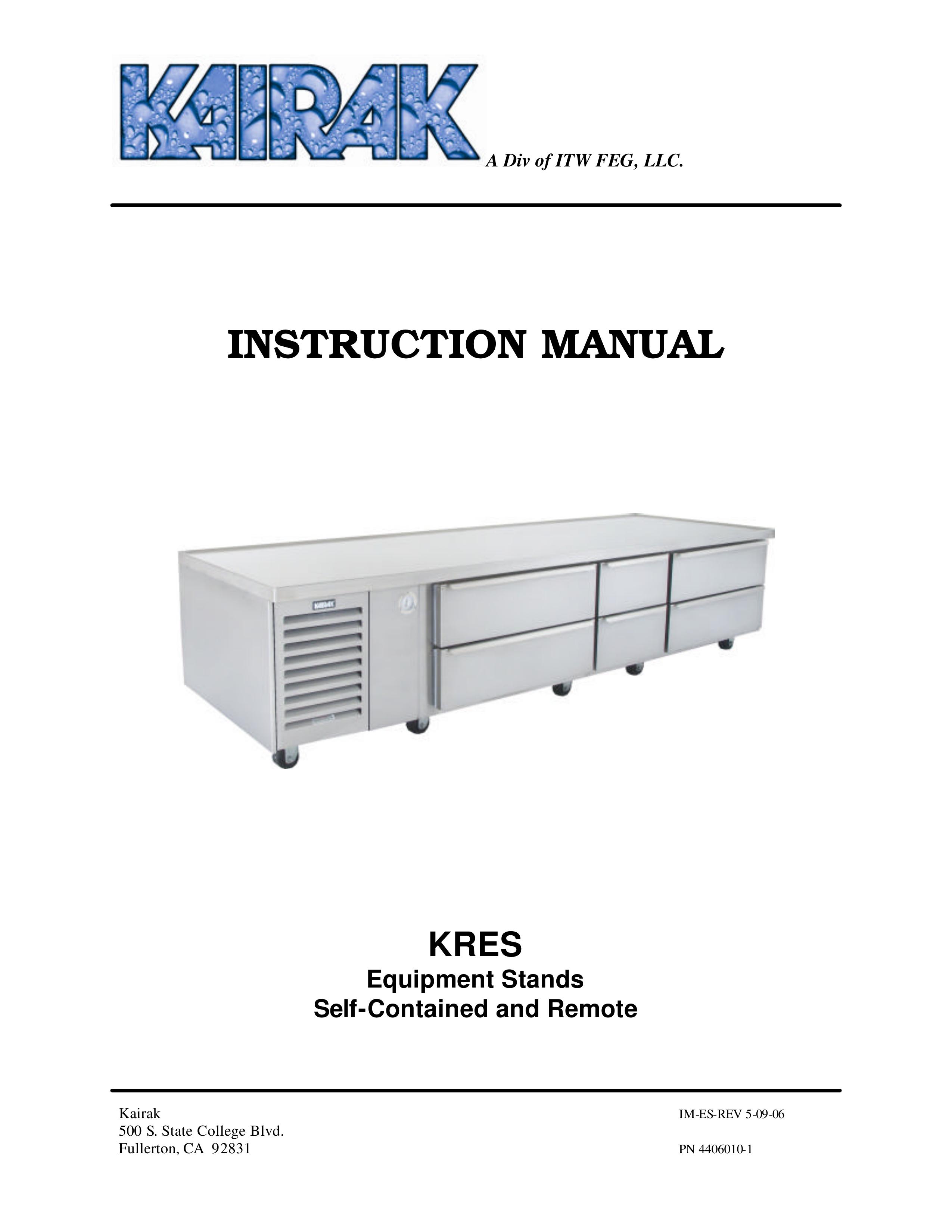 Kairak KRES Refrigerator User Manual