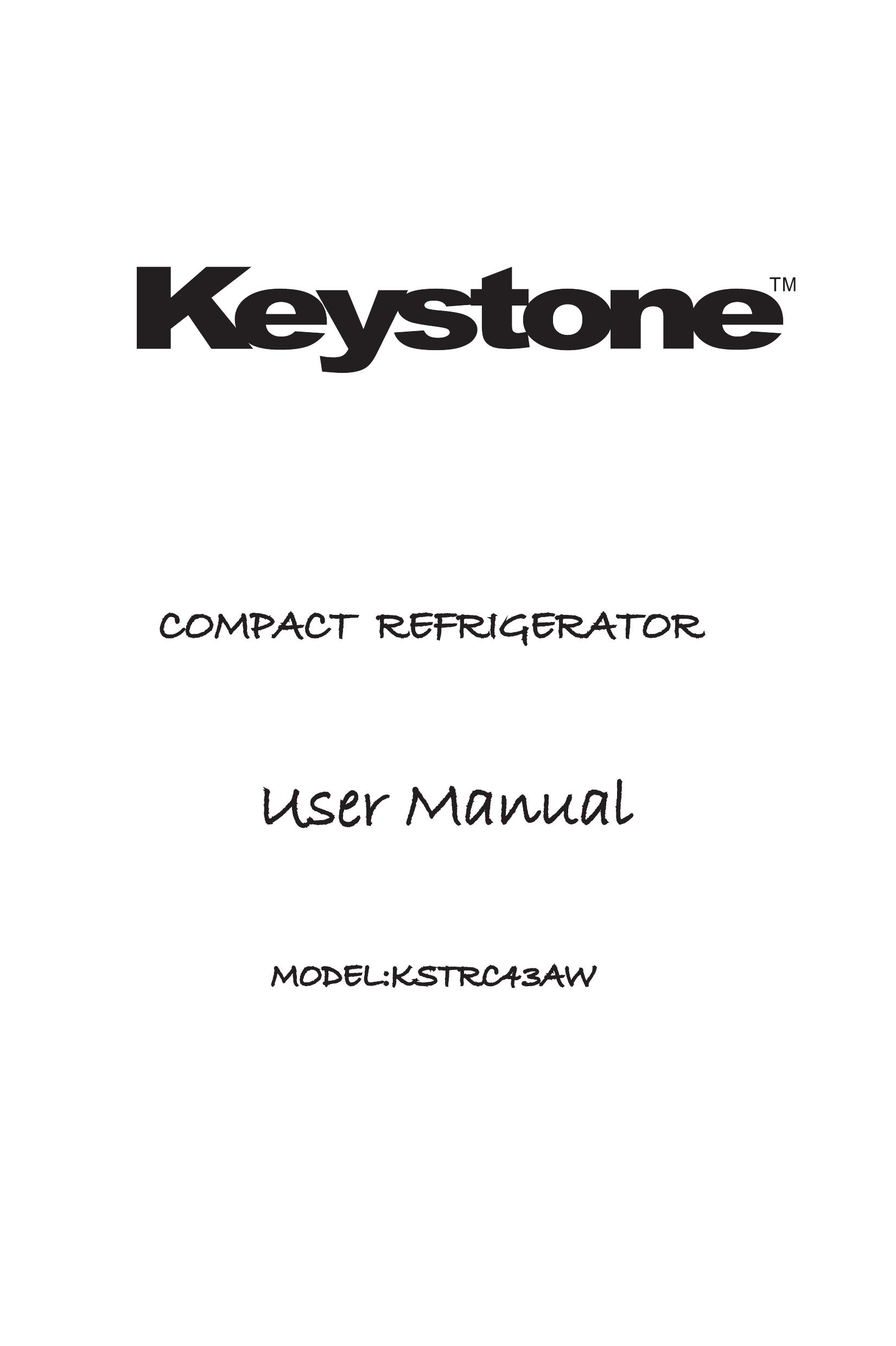 Keystone KSTRC43AW Refrigerator User Manual
