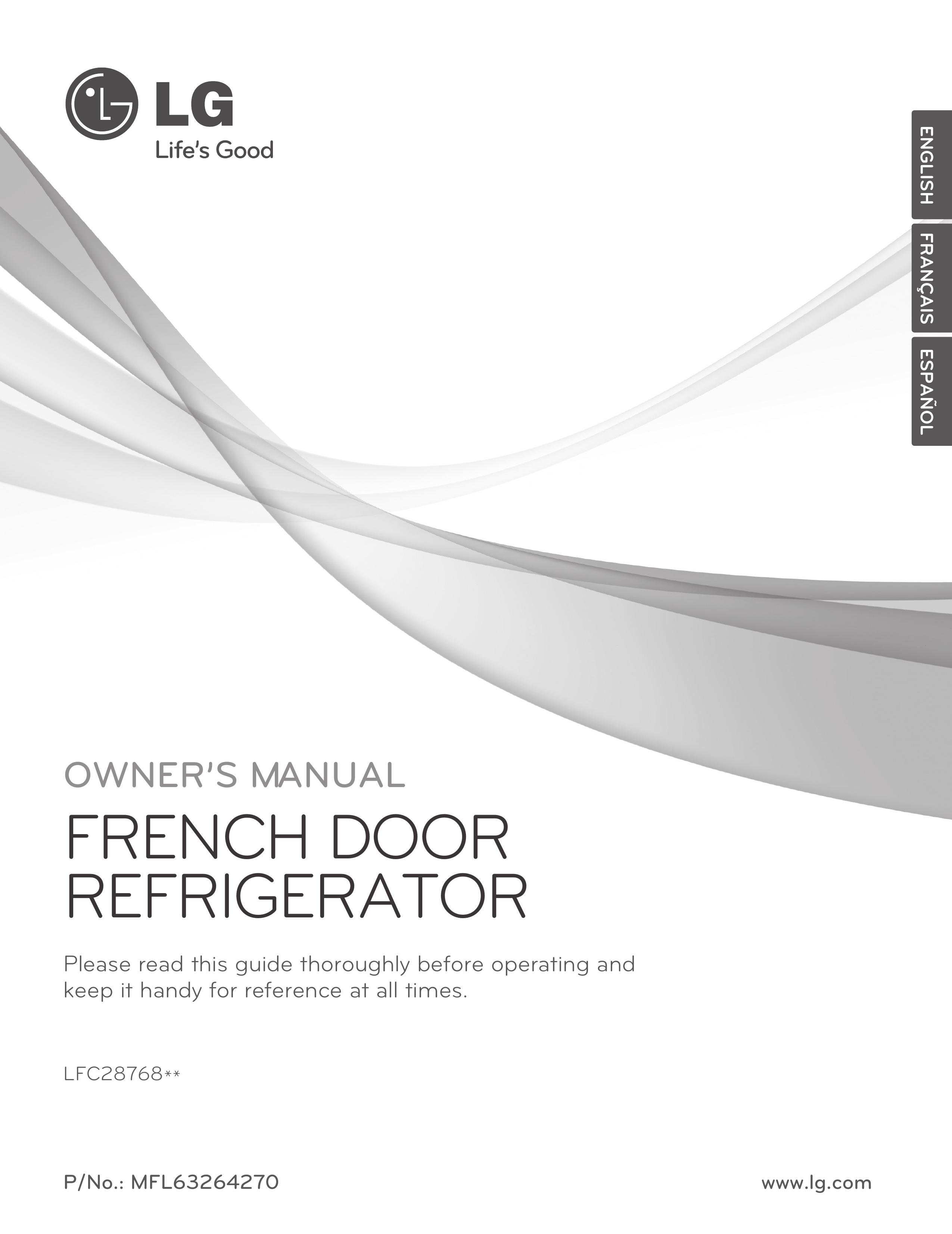 LG Electronics LFC28768SB Refrigerator User Manual
