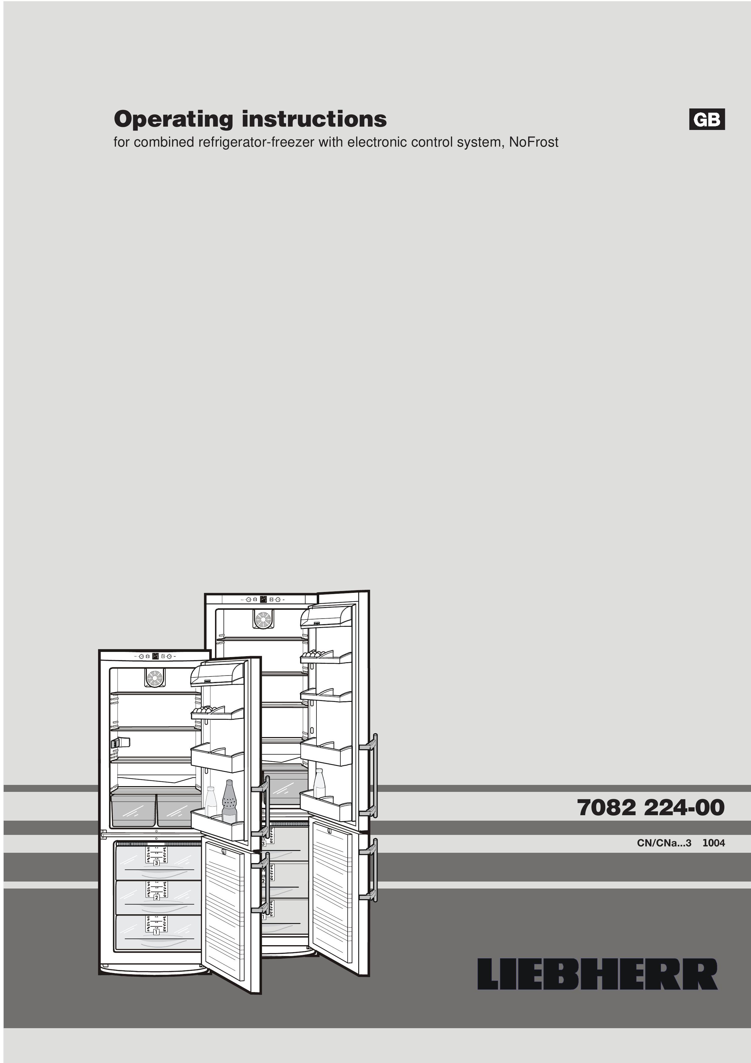 Liebherr 7082 224-00 Refrigerator User Manual