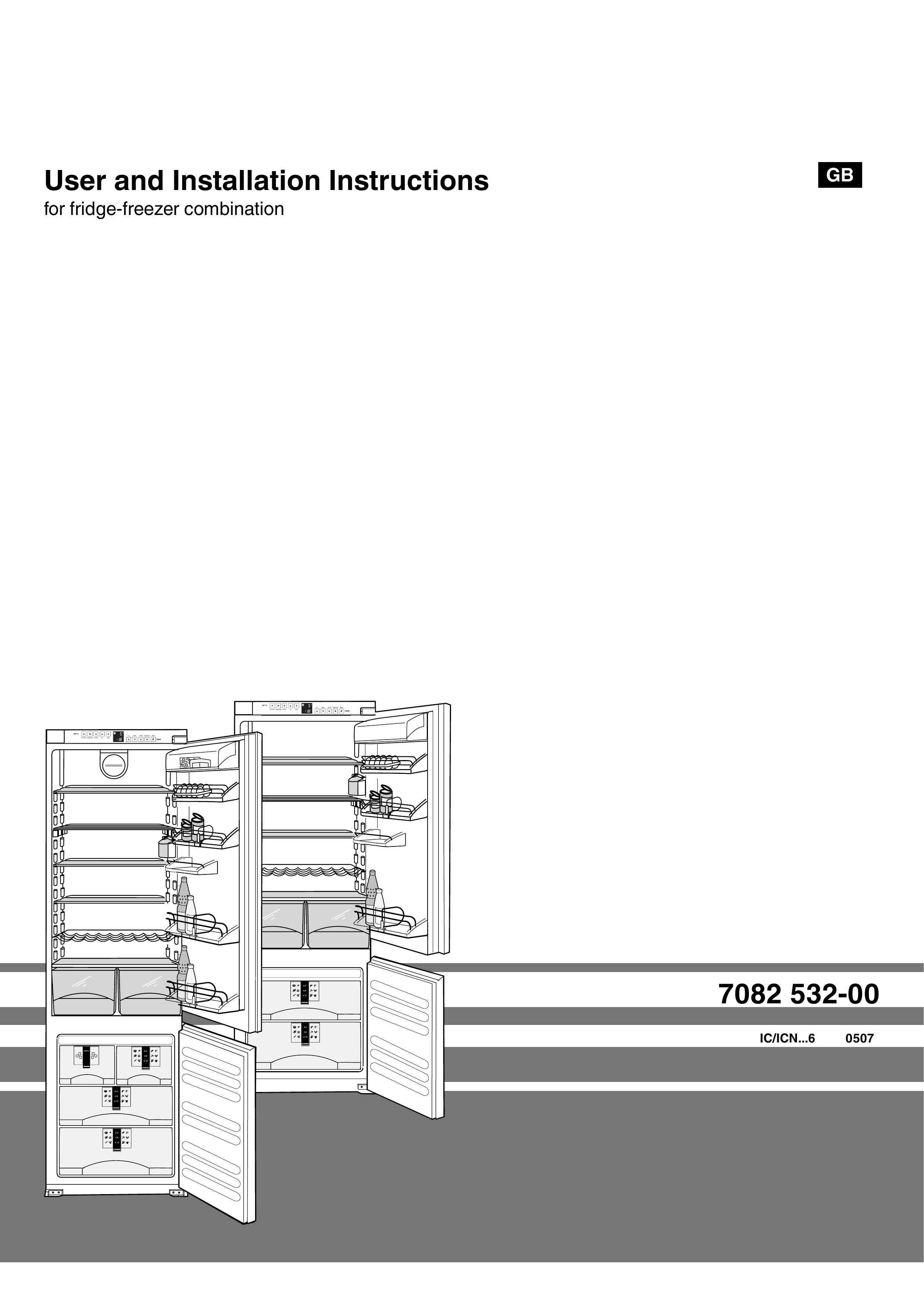 Liebherr 7082 532-00 Refrigerator User Manual