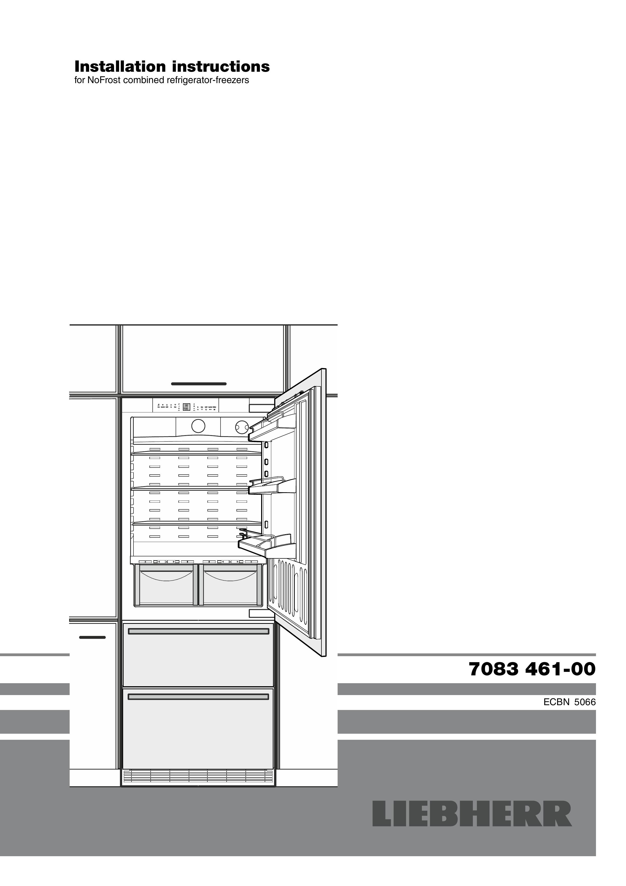 Liebherr 7083 461-00 Refrigerator User Manual