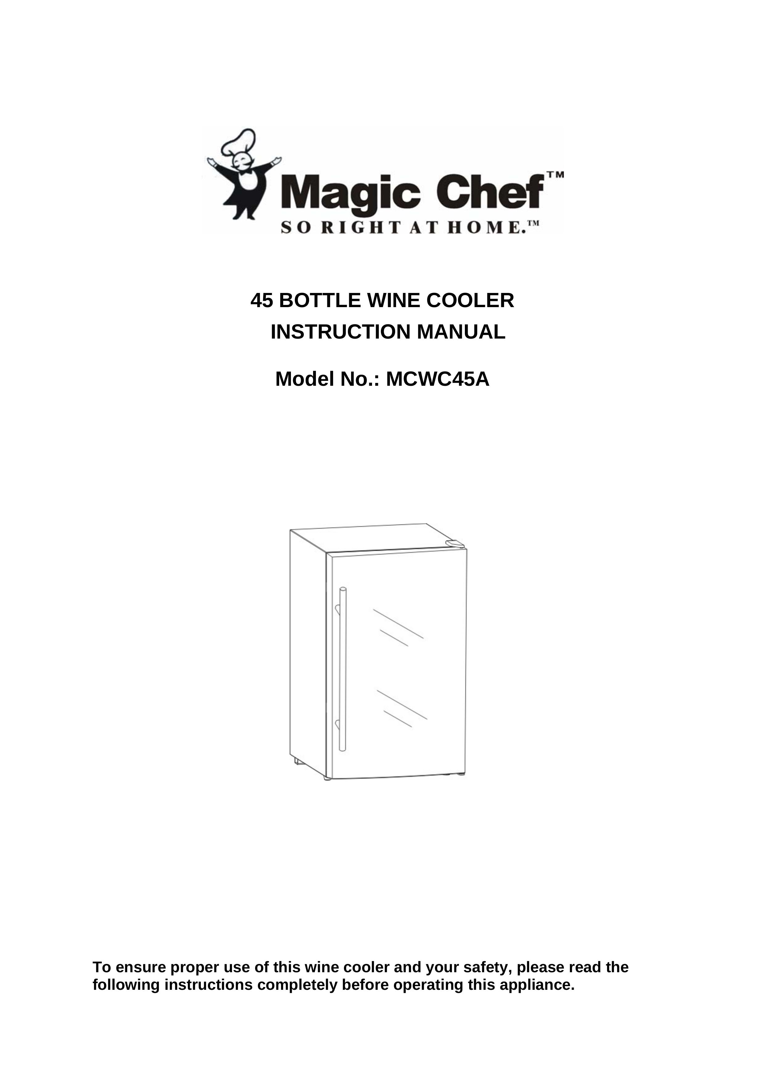Magic Chef MCWC45A Refrigerator User Manual
