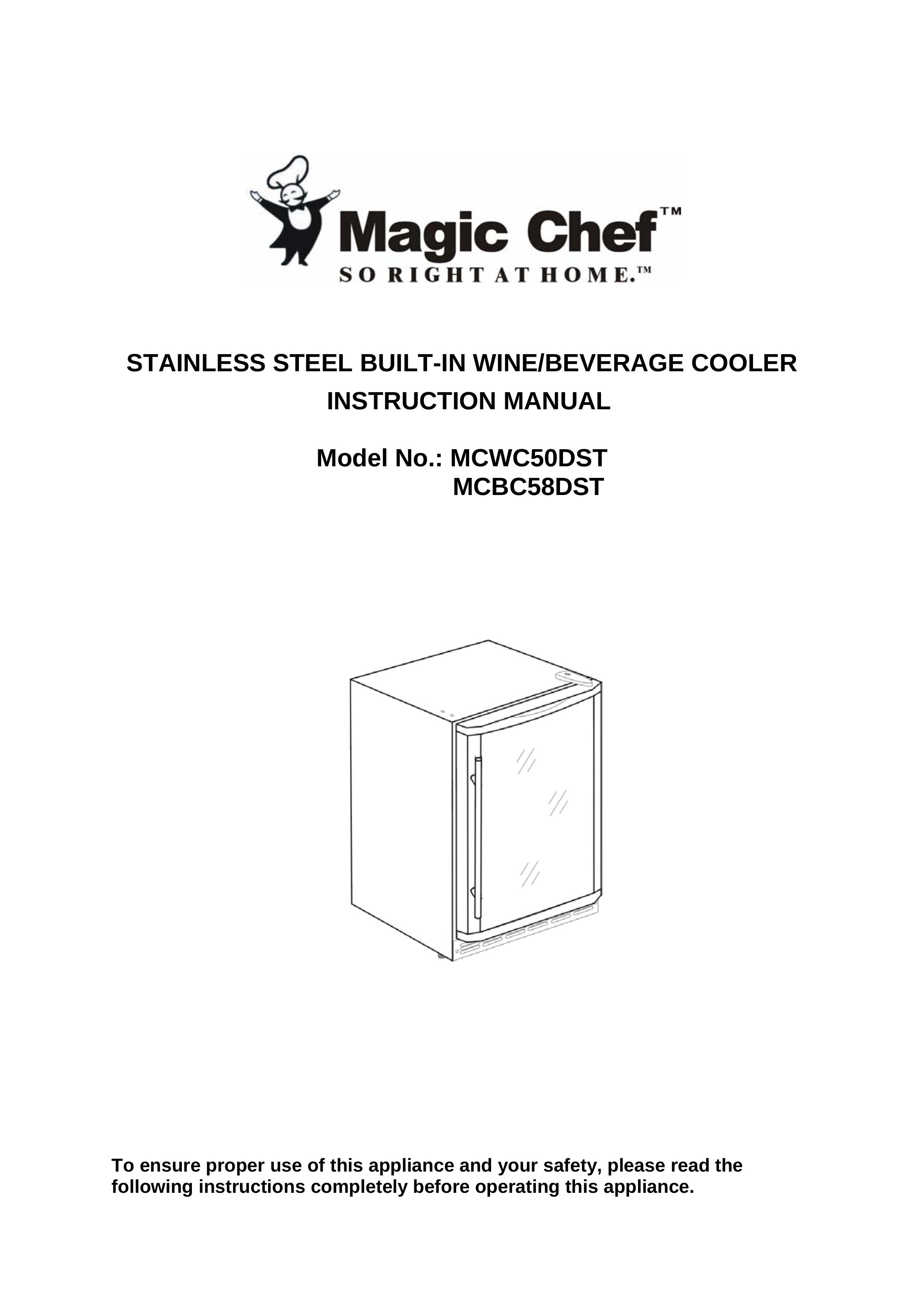Magic Chef MCWC50DST Refrigerator User Manual