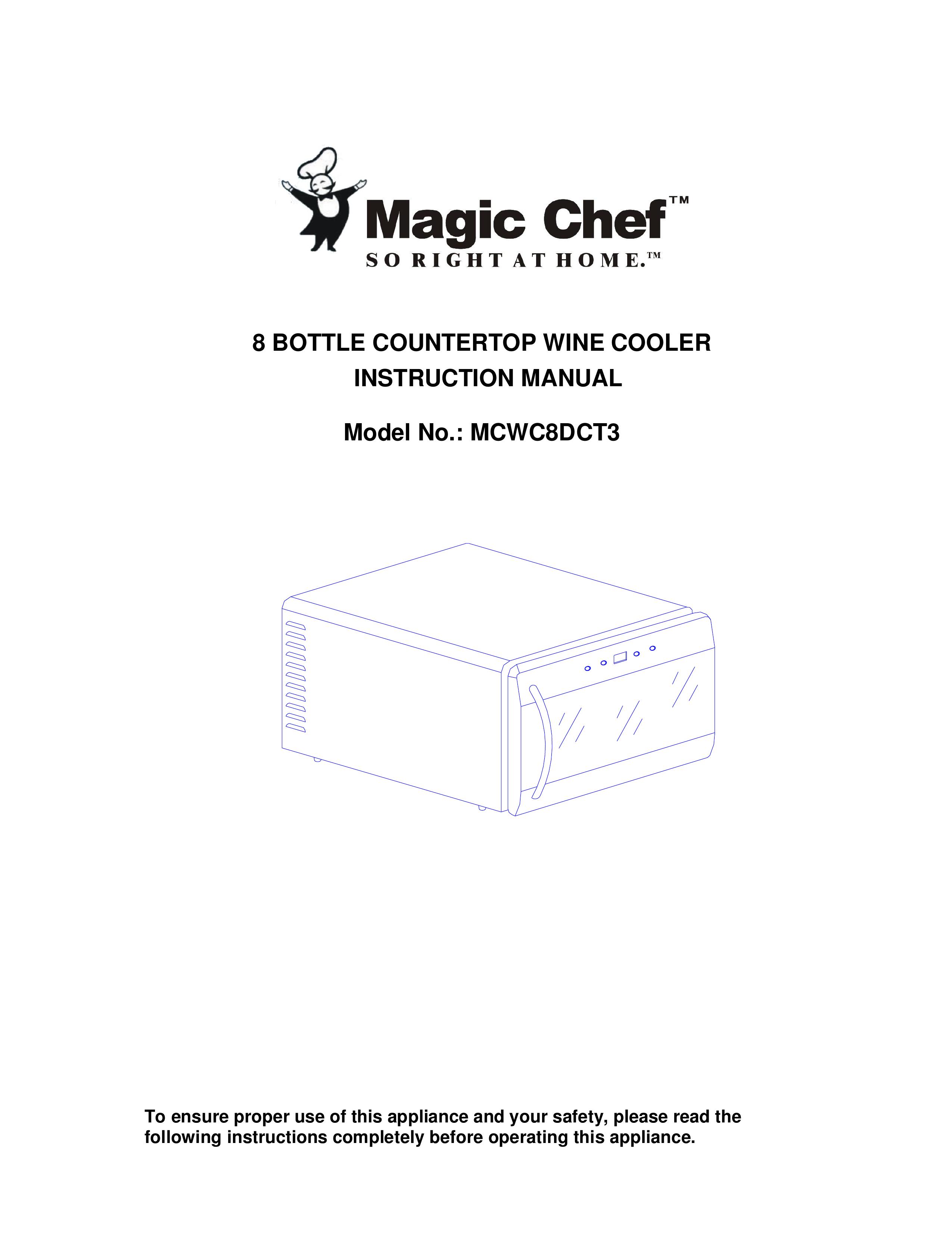 Magic Chef MCWC8DCT3 Refrigerator User Manual
