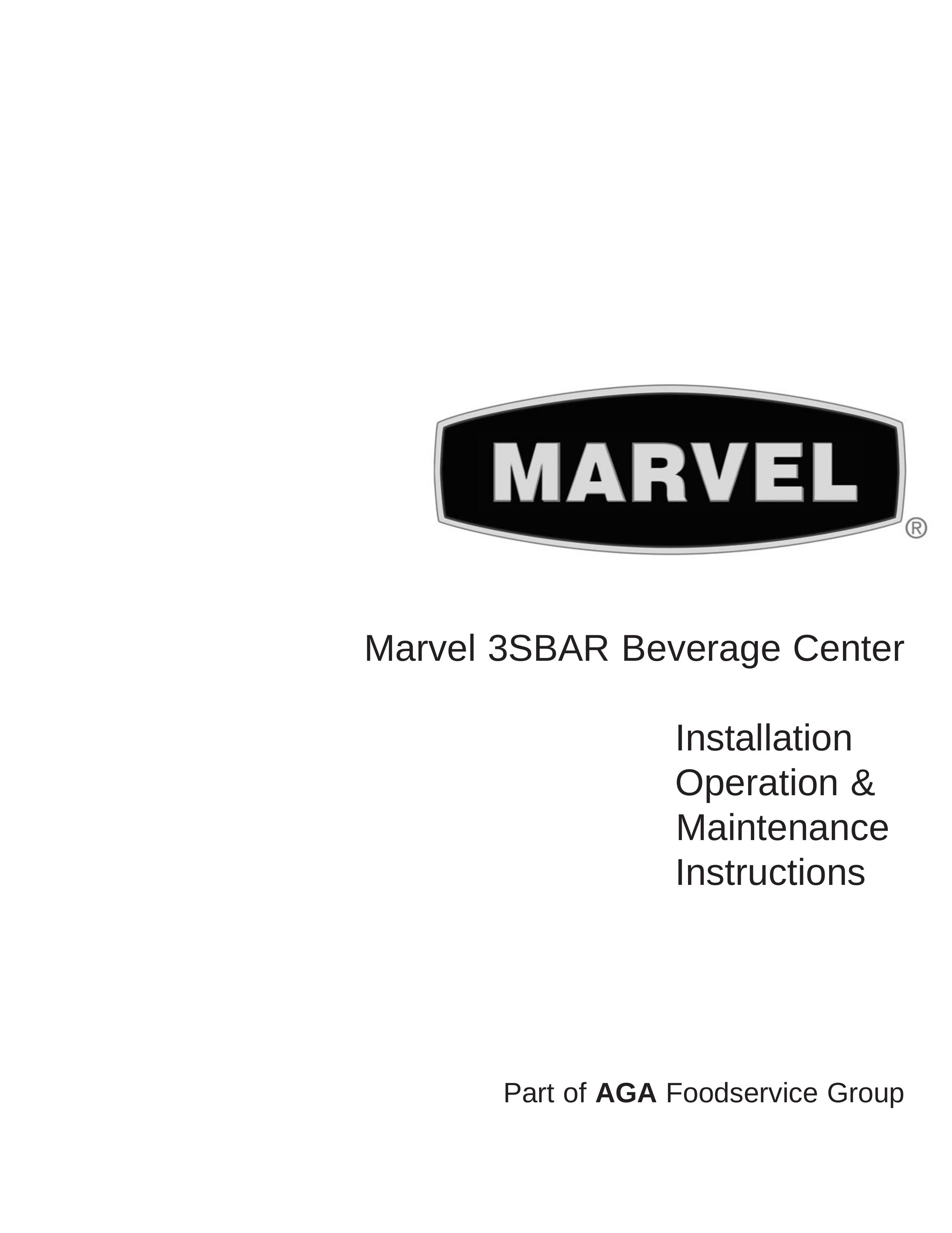 Marvel Industries 3SBAR Refrigerator User Manual